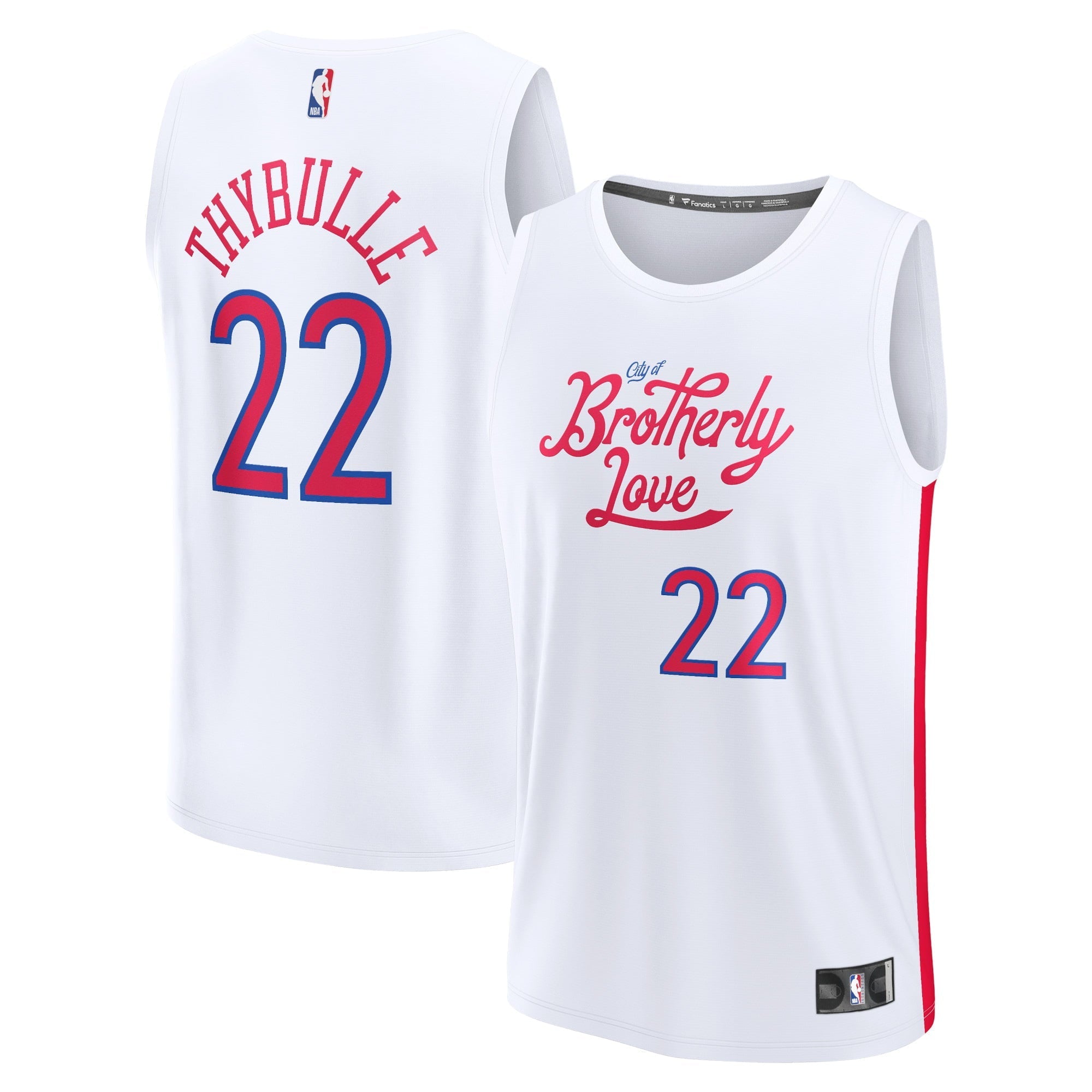 Men's Fanatics Branded Matisse Thybulle White Philadelphia 76ers 2022/23 Fastbreak Jersey - City Edition - vstockx