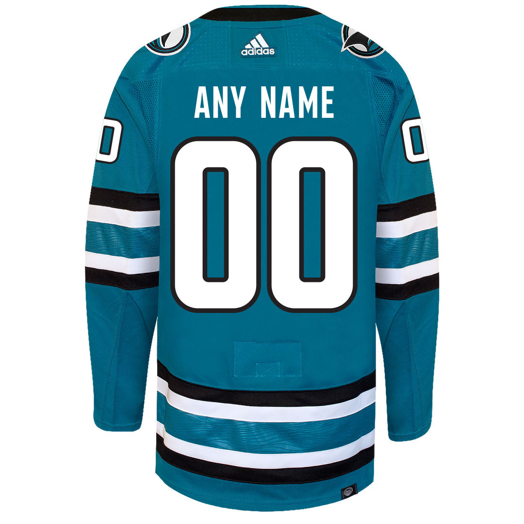 Customizable San Jose Sharks 2022 Adidas Primegreen Authentic NHL Hockey Jersey - vstockx