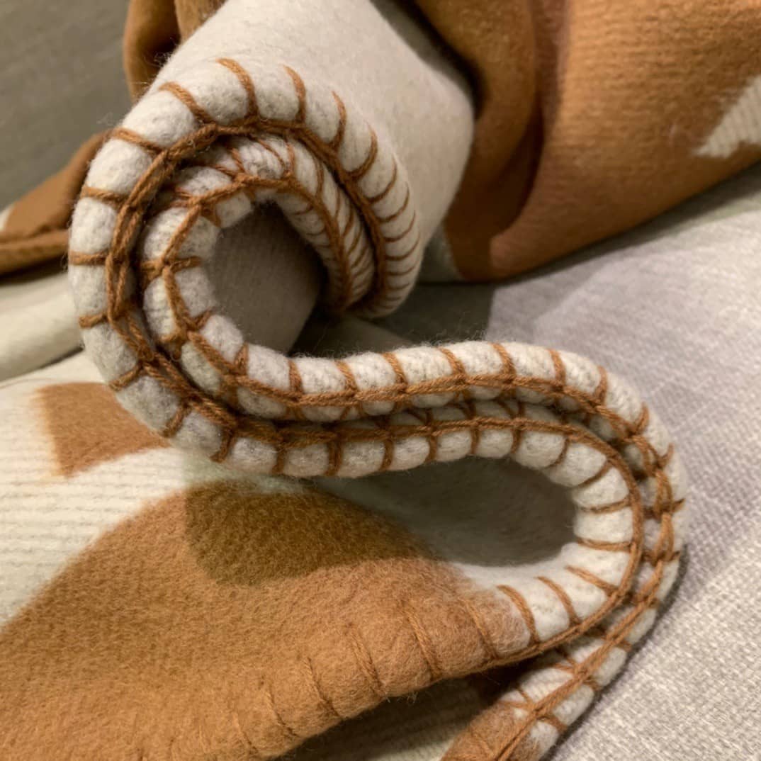 Blanket Hermes size 140*170cm 1 - vstockx