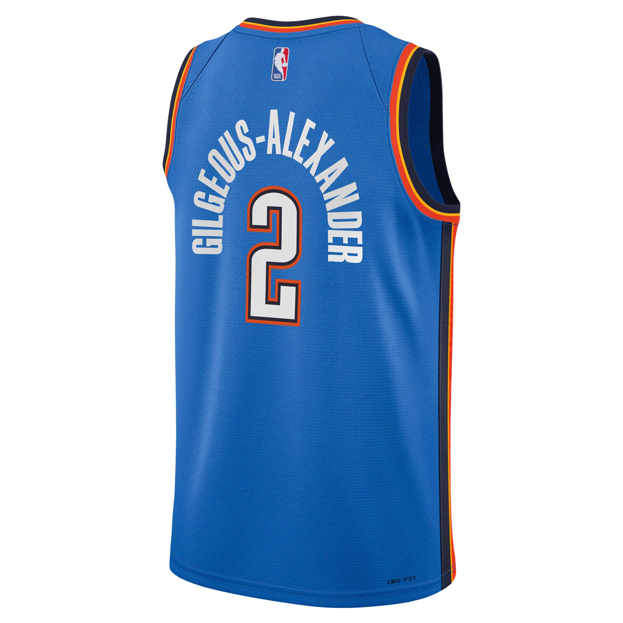 Shai Gilgeous-Alexander Oklahoma City Thunder Nike Youth Swingman Jersey - Icon Edition - Blue - vstockx