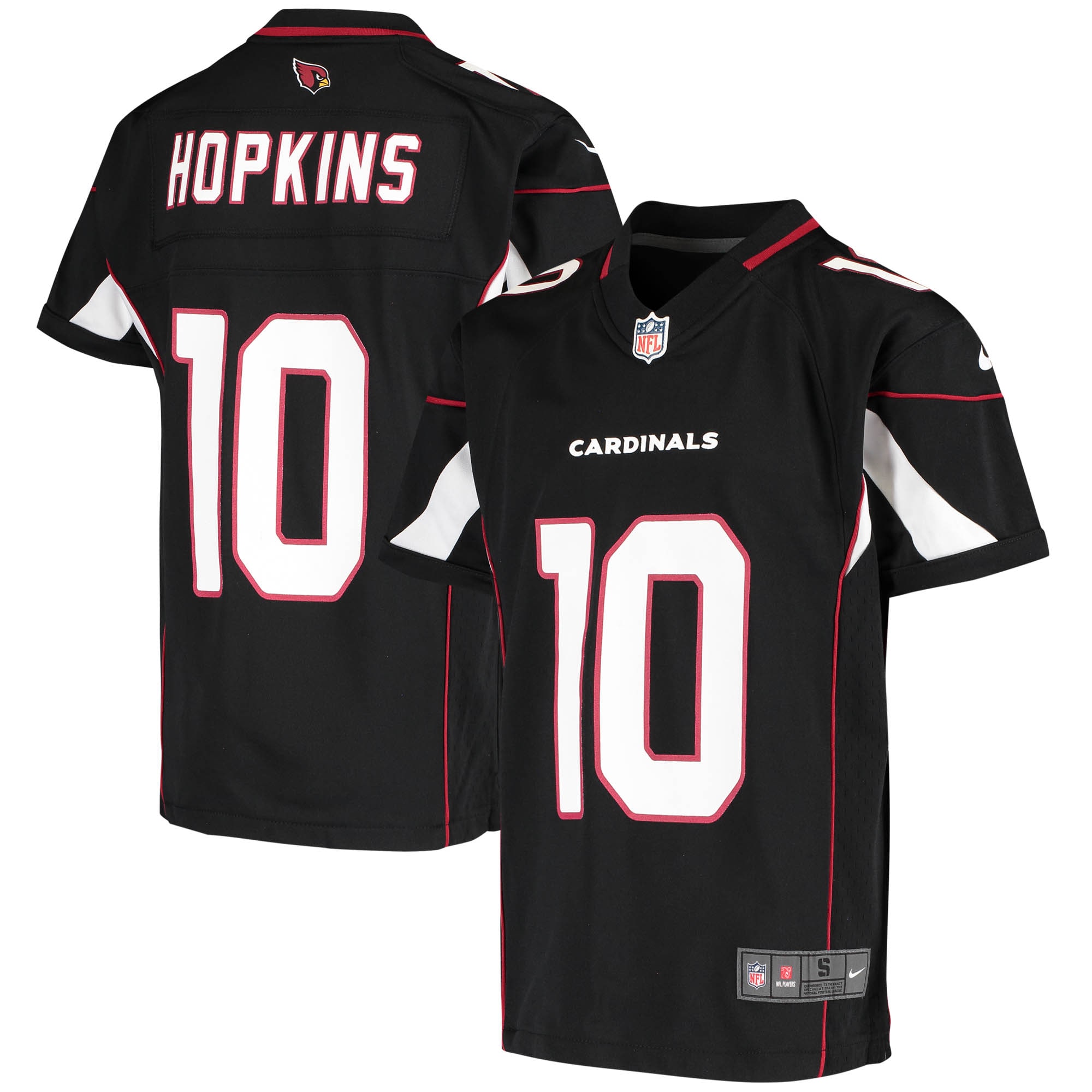 DeAndre Hopkins Arizona Cardinals Nike Youth Game Jersey - Black - vstockx