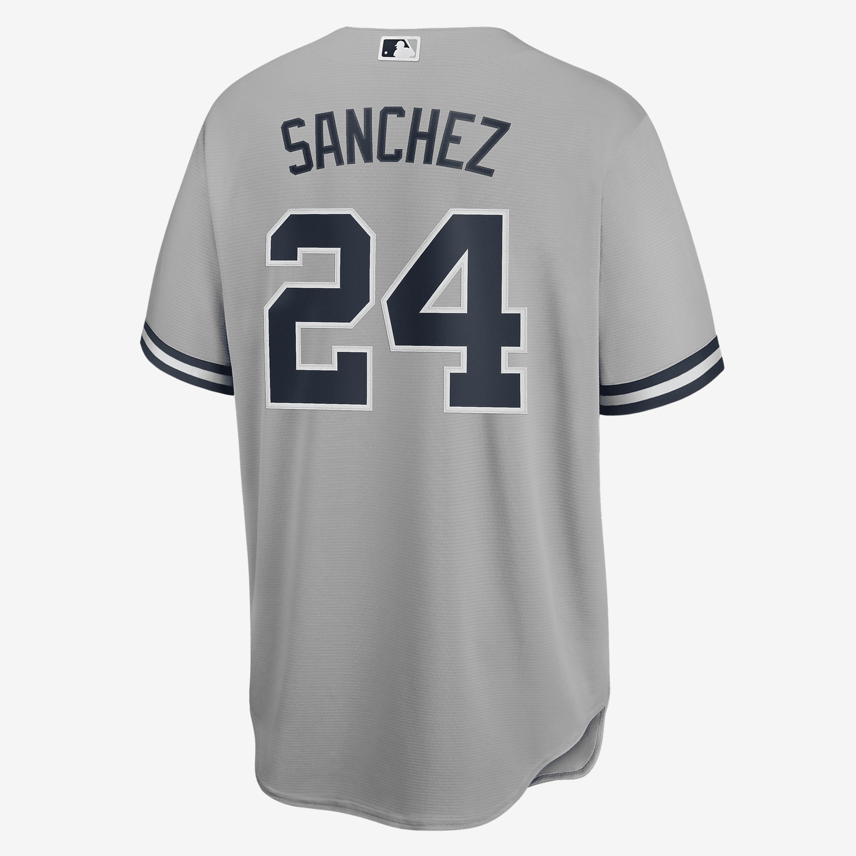 MLB New York Yankees (Gary Sanchez) Men's Replica Baseball Jersey - Atmosphere Grey - vstockx
