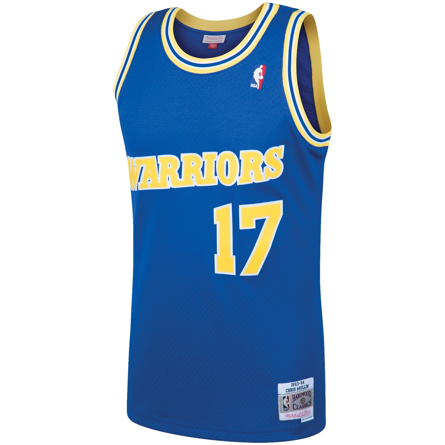 Chris Mullin Golden State Warriors Mitchell & Ness Hardwood Classics Swingman Jersey - Royal - vstockx