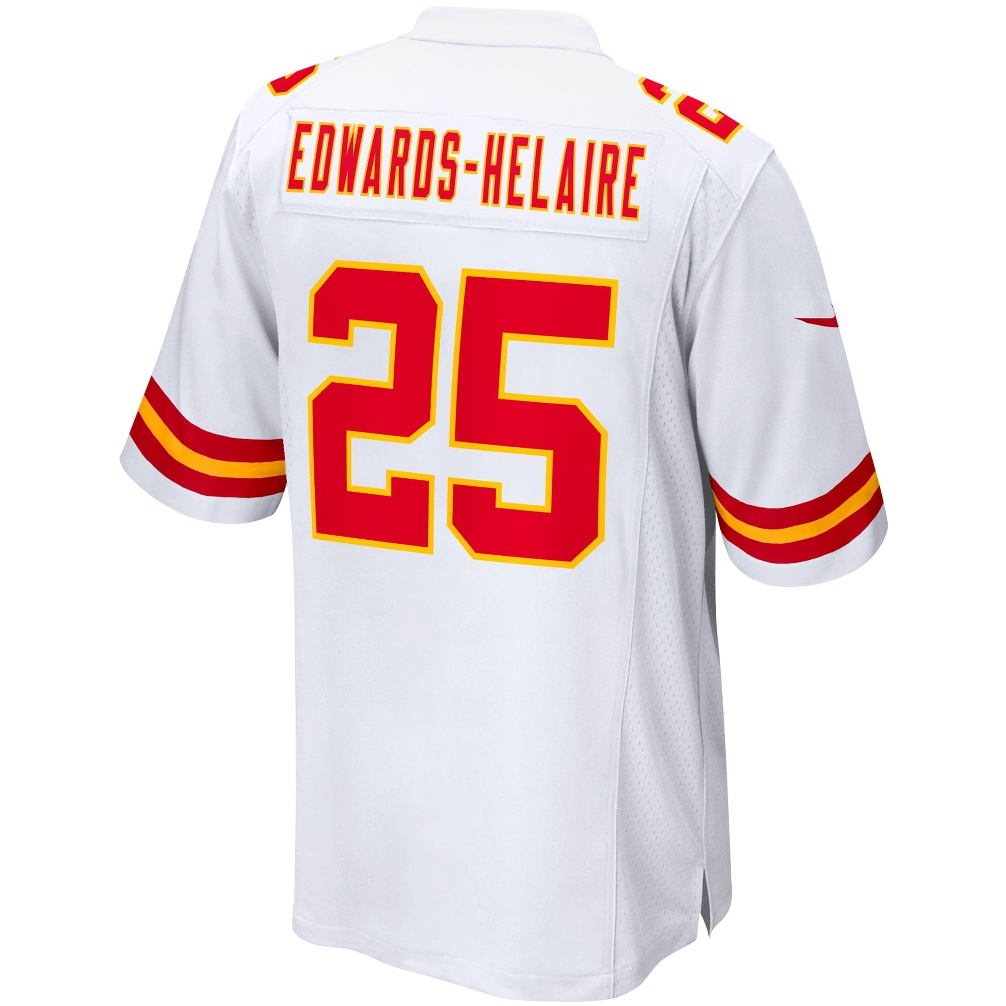 Men's Nike Clyde Edwards-Helaire White Kansas City Chiefs Game Jersey - vstockx