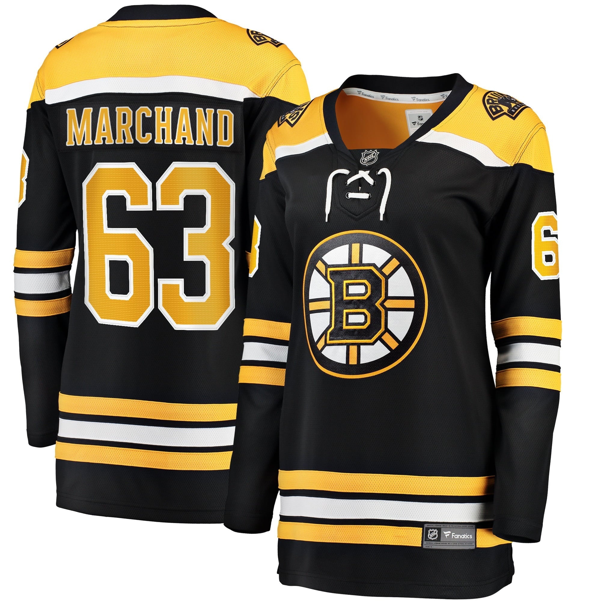 Women's Fanatics Branded Brad Marchand Black Boston Bruins Home Breakaway Jersey - vstockx