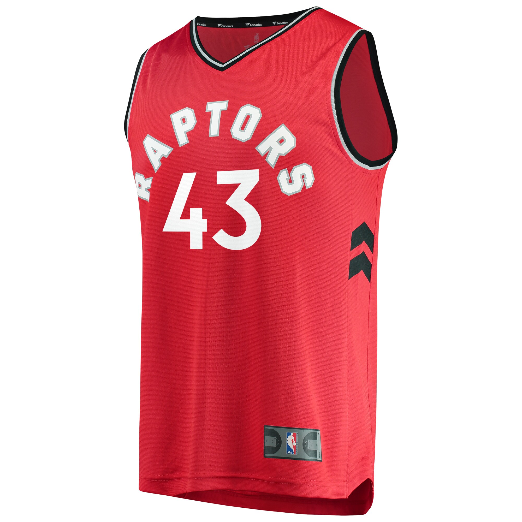 Pascal Siakam Toronto Raptors Fanatics Branded Fast Break Player Jersey Red - Icon Edition - vstockx