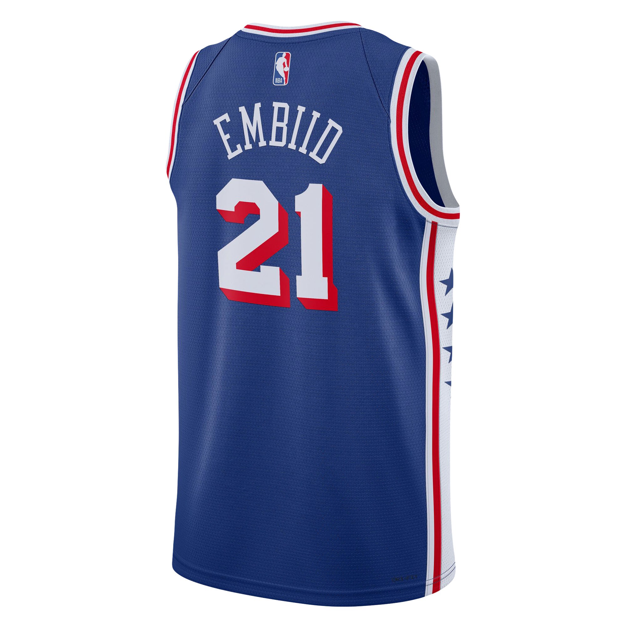 Joel Embiid Philadelphia 76ers Nike Unisex Swingman Jersey - Association Edition - Royal - vstockx