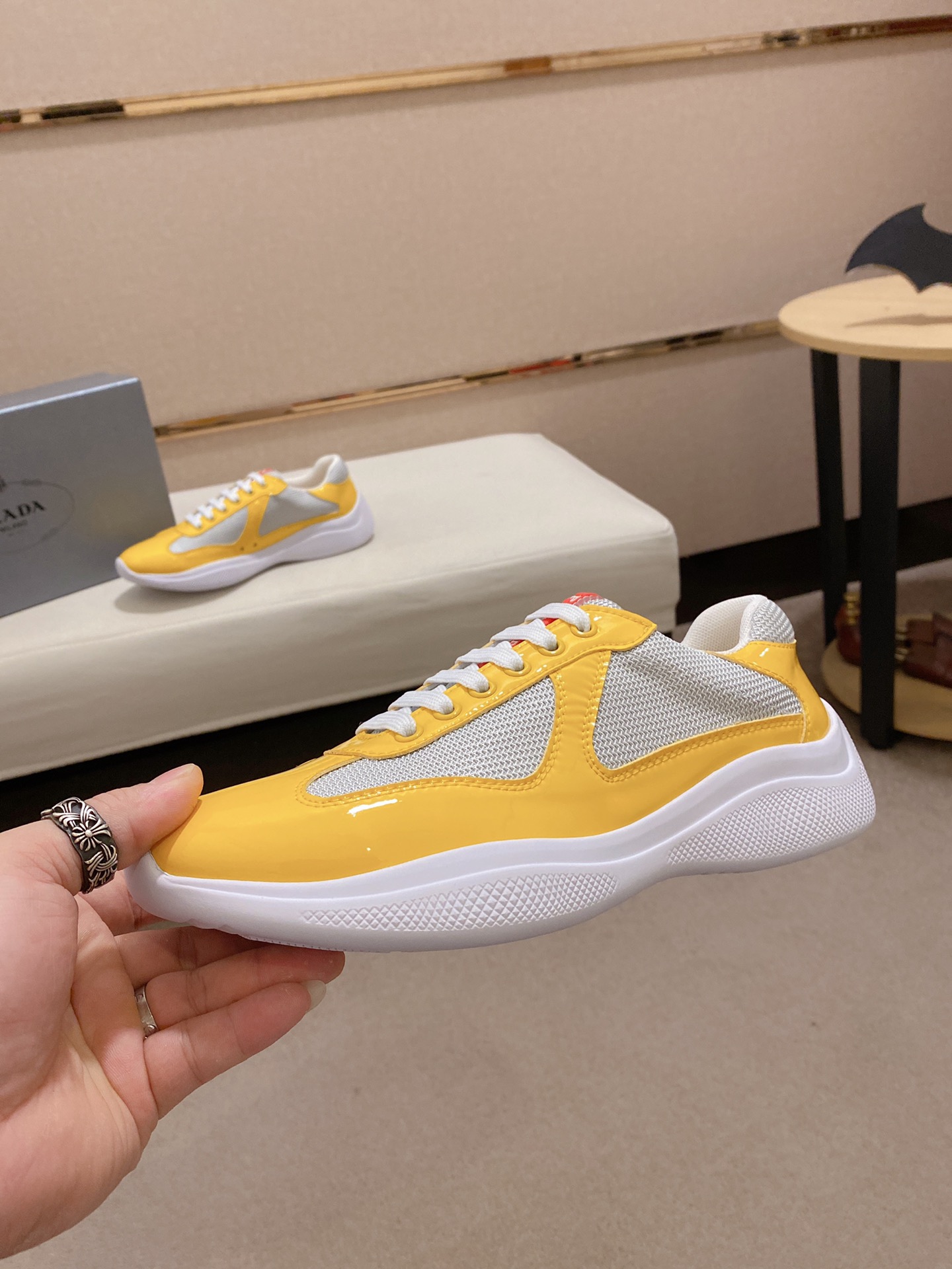 Prada America's Cup sneaker 12 - vstockx