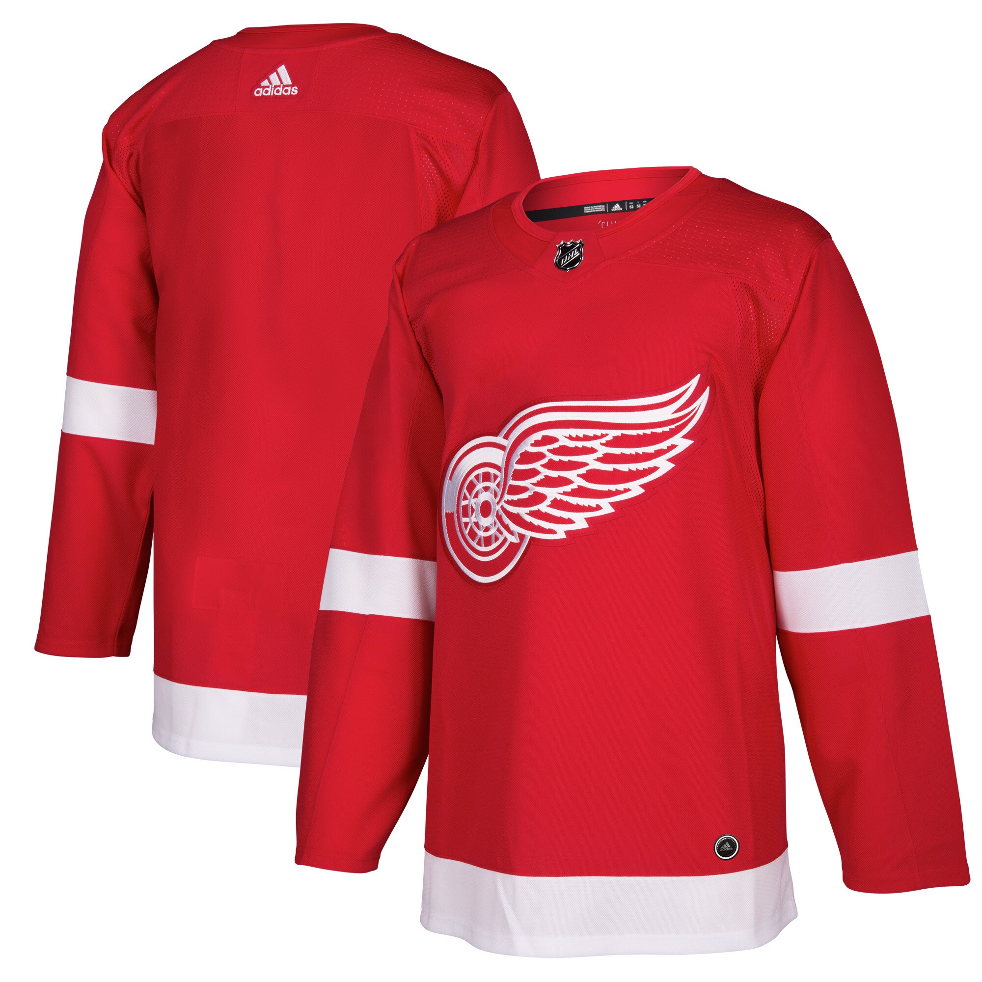 Detroit Red Wings adidas Home Authentic Blank Jersey - Red - vstockx