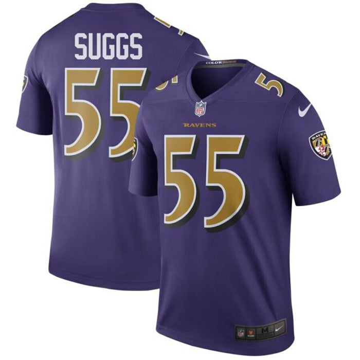 Men's Baltimore Ravens Terrell Suggs Legend Jersey - Purple - vstockx