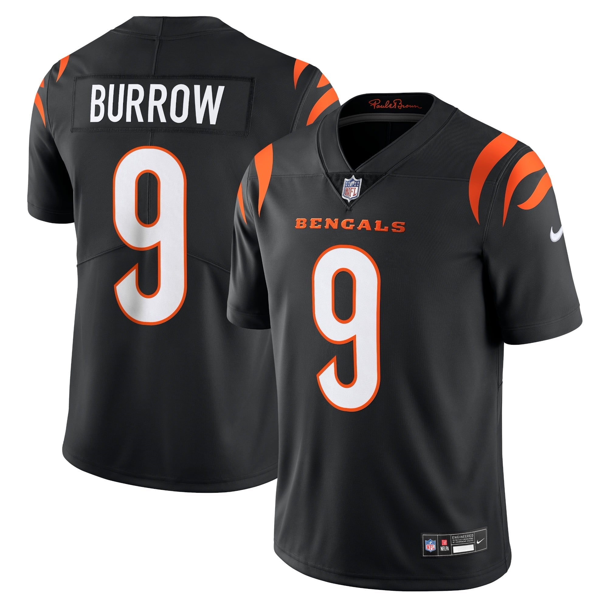 Men's Nike Joe Burrow Black Cincinnati Bengals Vapor Untouchable Limited Jersey - vstockx