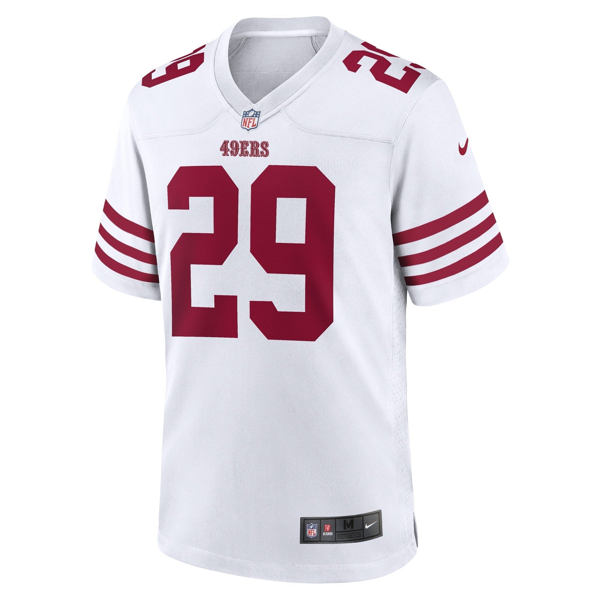 Men's Nike Talanoa Hufanga White San Francisco 49ers Away Game Player Jersey - vstockx