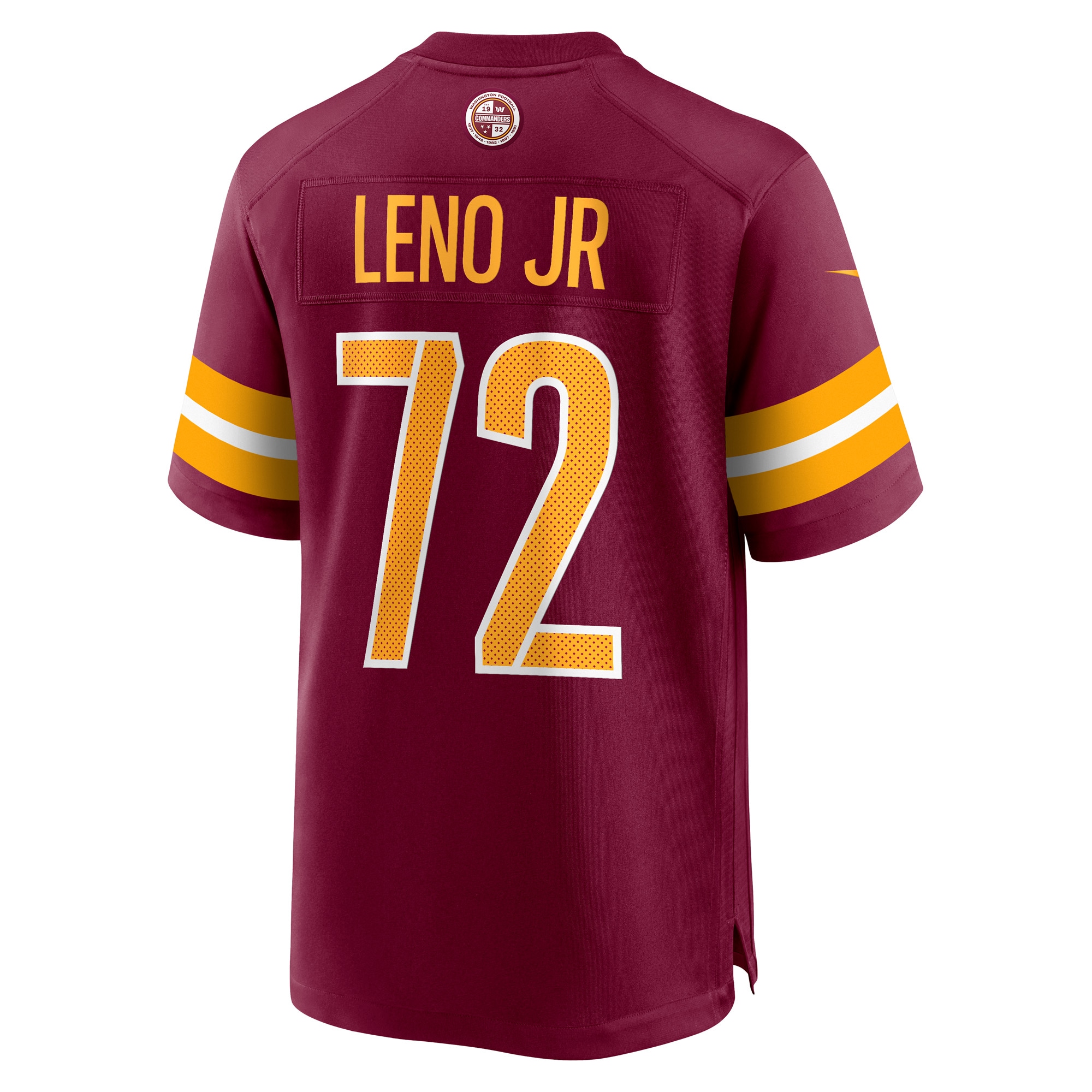 Charles Leno Jr. Washington Commanders Nike Home Game Player Jersey - Burgundy - vstockx