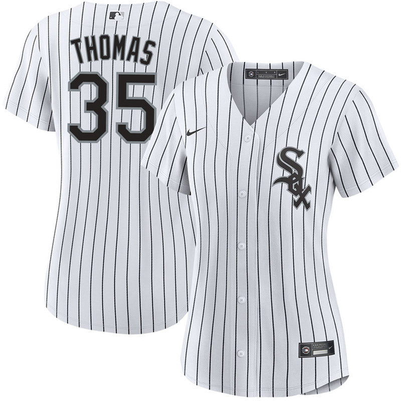 Women's Chicago White Sox Frank Thomas Replica Home Jersey - White - vstockx