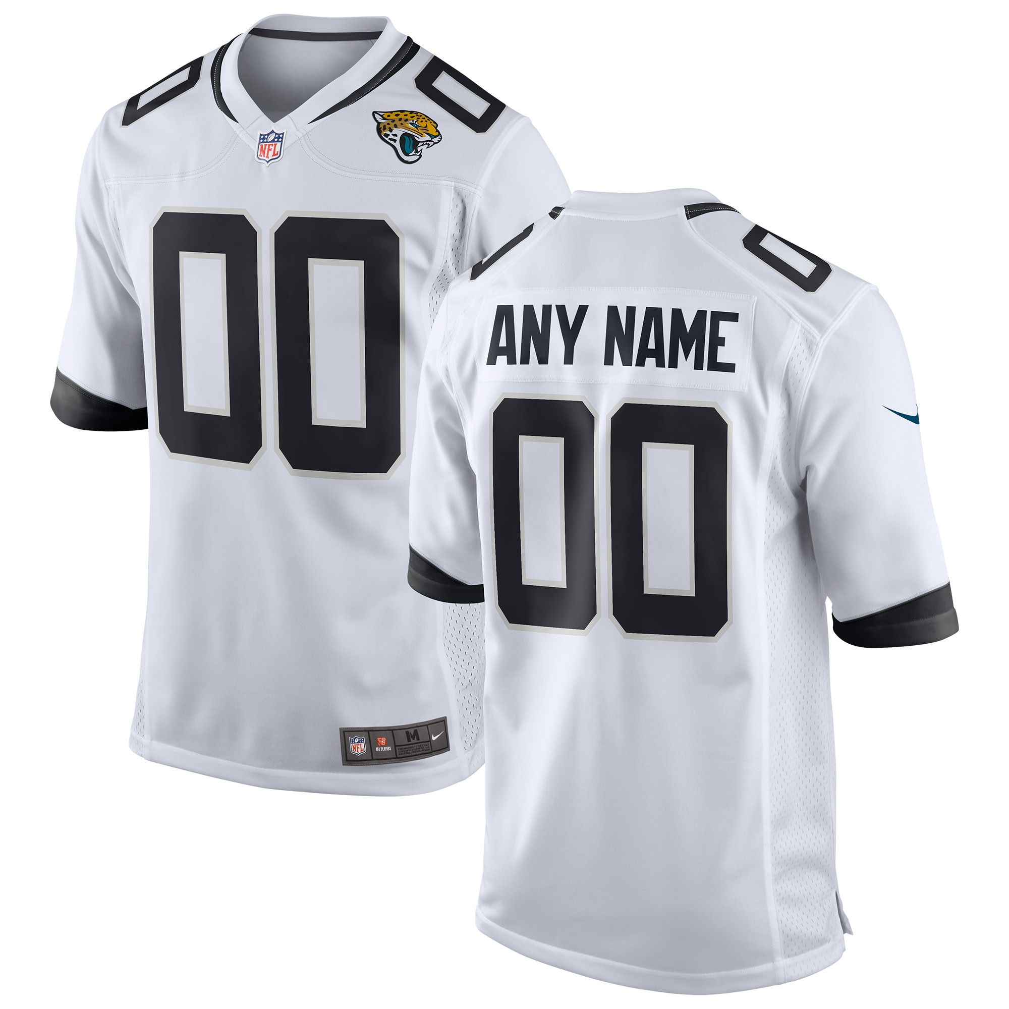 Jacksonville Jaguars Nike Youth Custom Game Jersey - White - vstockx
