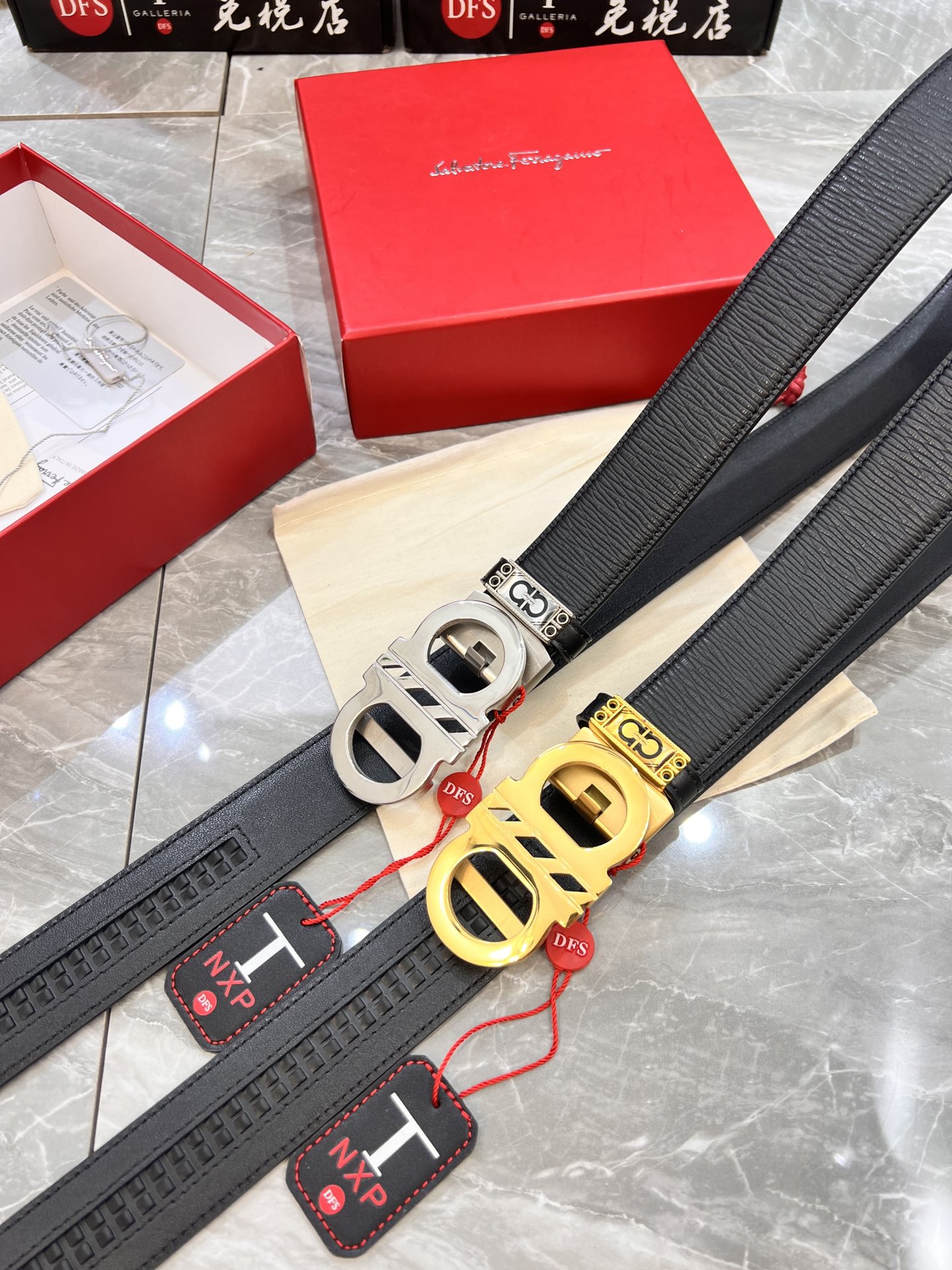 Streetwear Belt Ferragamo 319870 size:3.5cm - vstockx