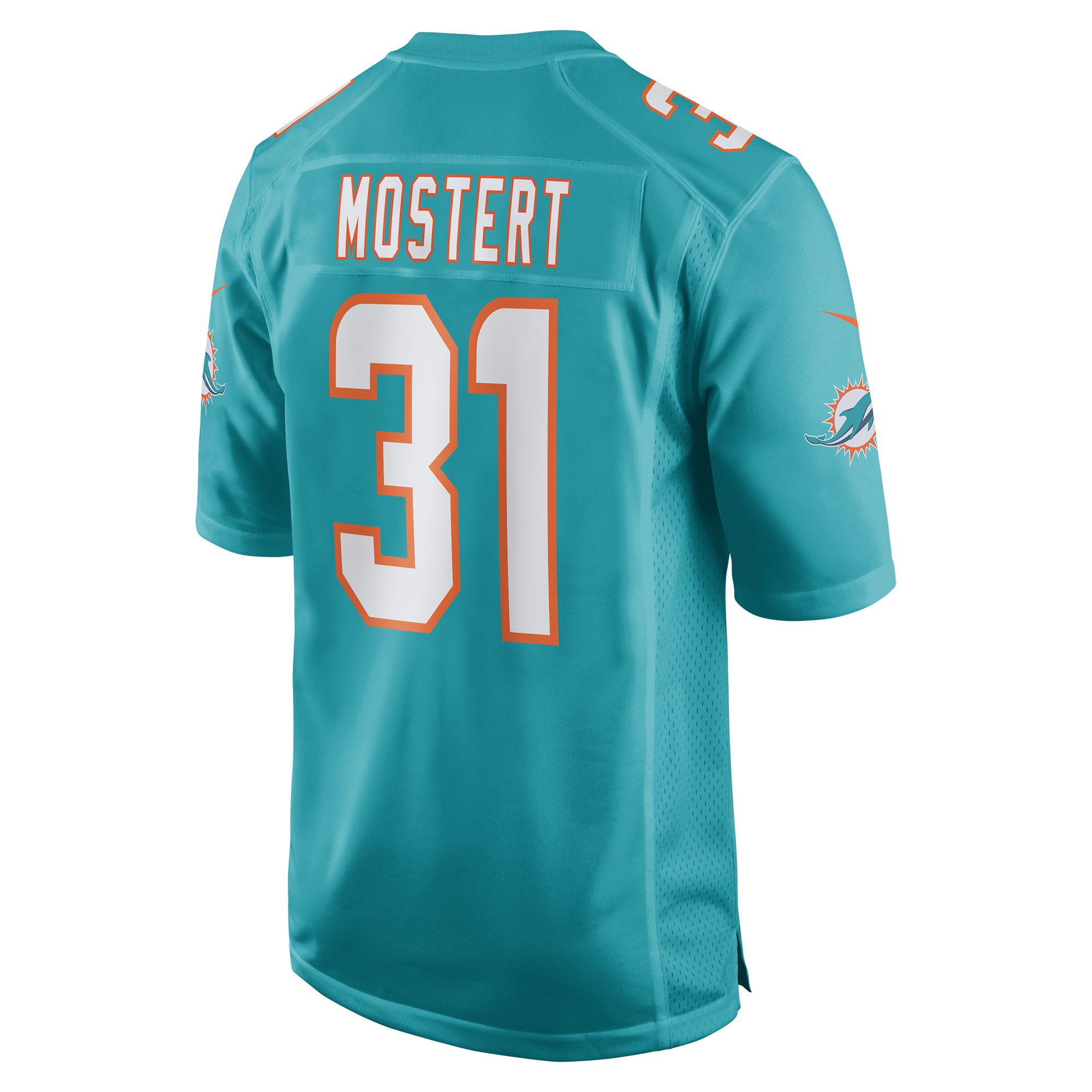 Raheem Mostert Miami Dolphins Nike Game Jersey - Aqua - vstockx