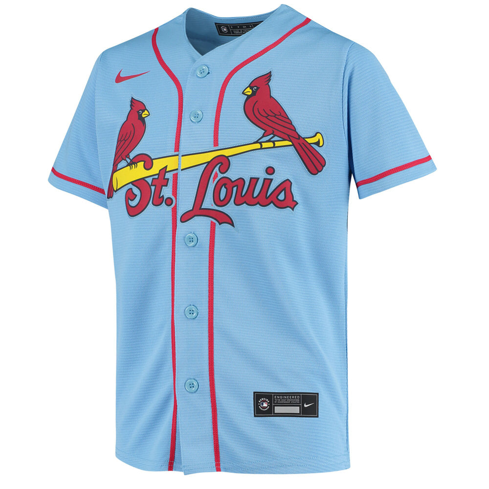 Youth St. Louis Cardinals Nolan Arenado Alternate Player Jersey - Light Blue - vstockx