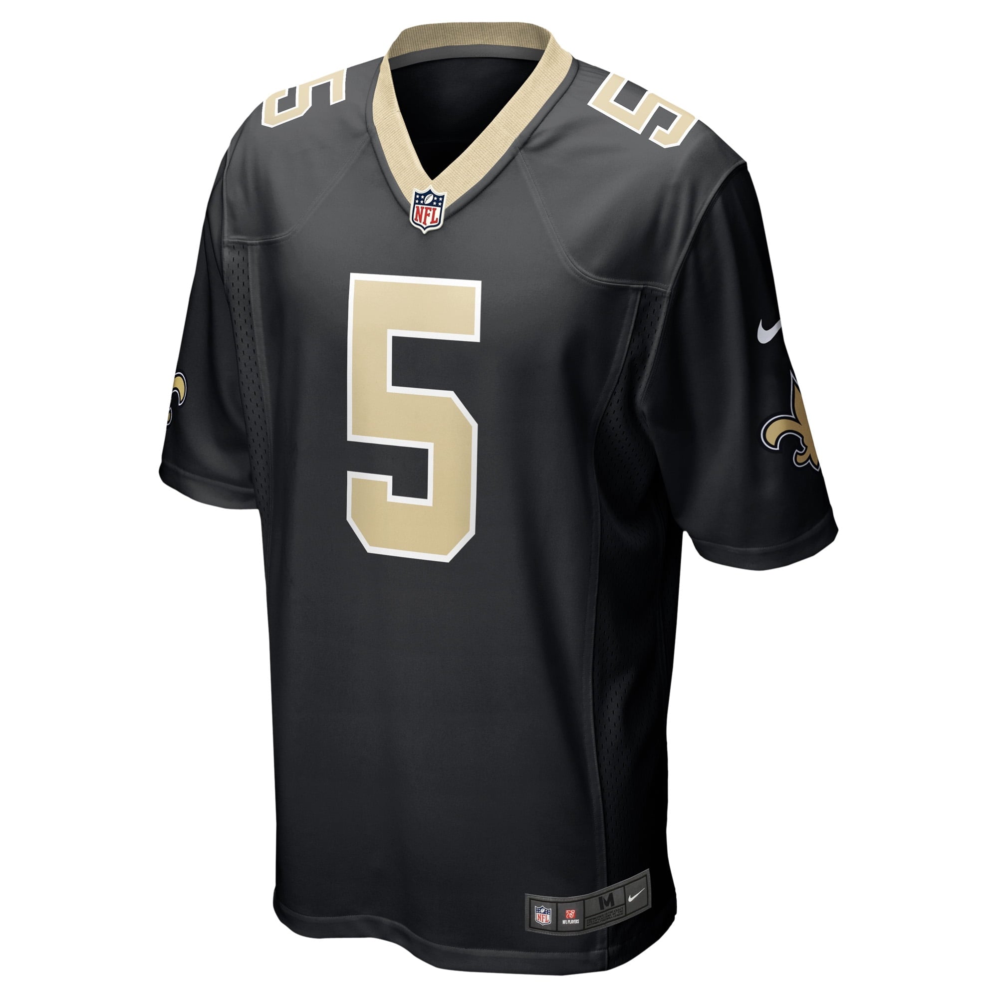 Men's Nike Jarvis Landry Black New Orleans Saints Player Game Jersey - vstockx