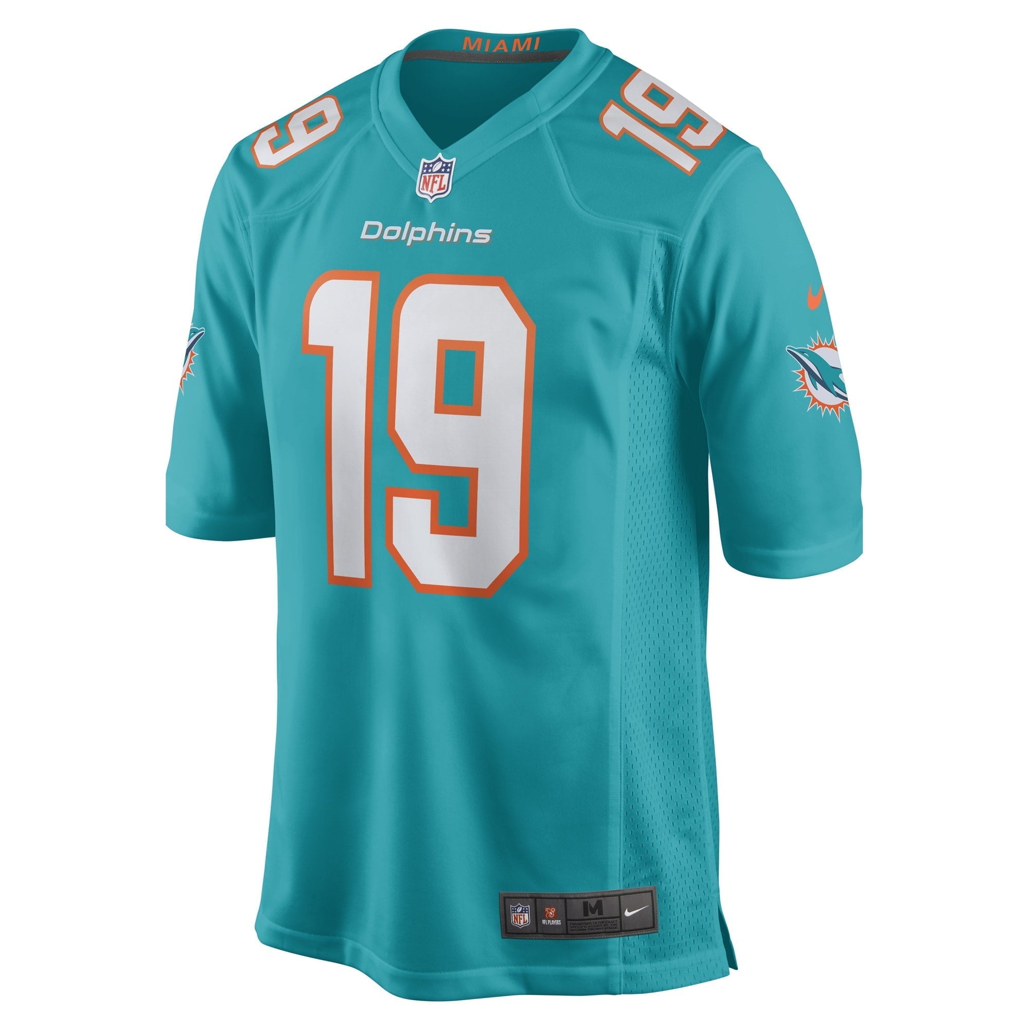Men's Nike Skylar Thompson Aqua Miami Dolphins Game Player Jersey - vstockx