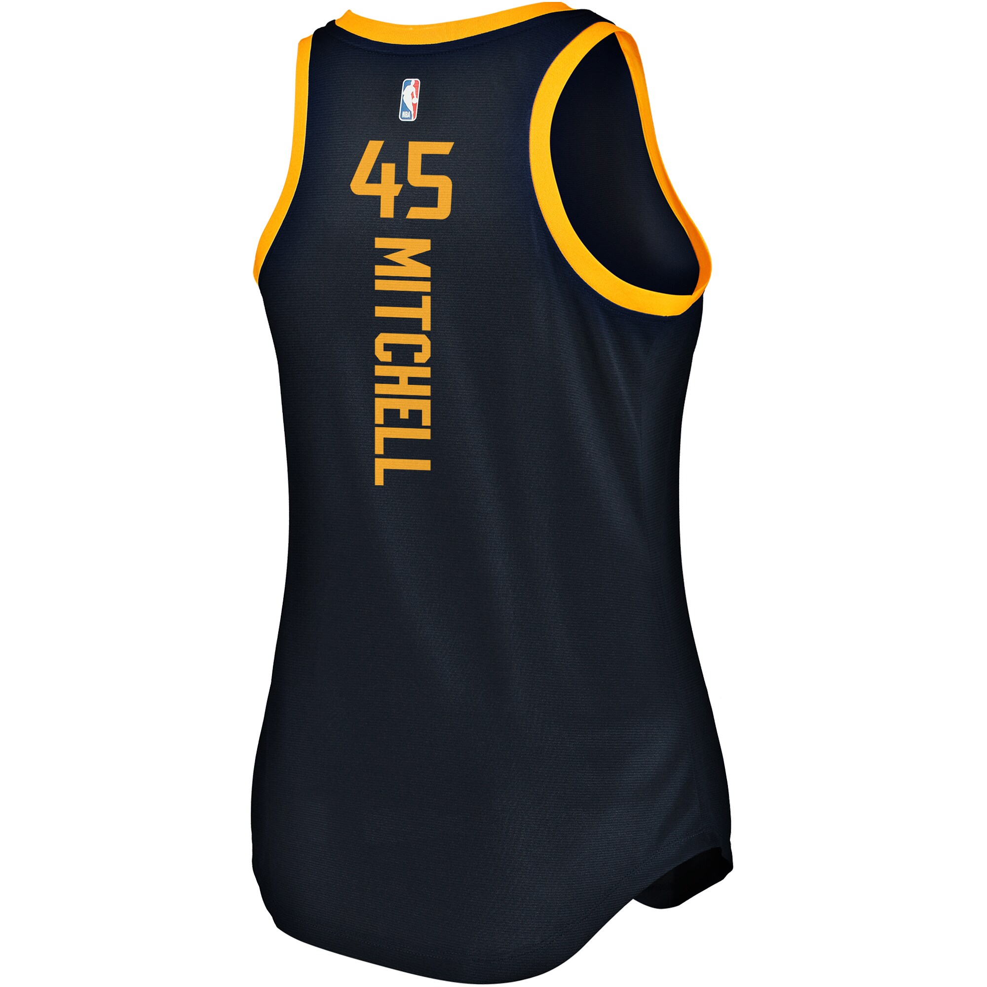 Donovan Mitchell Utah Jazz Fanatics Branded Women's Fast Break Team Tank Jersey - Icon Edition - Navy - vstockx