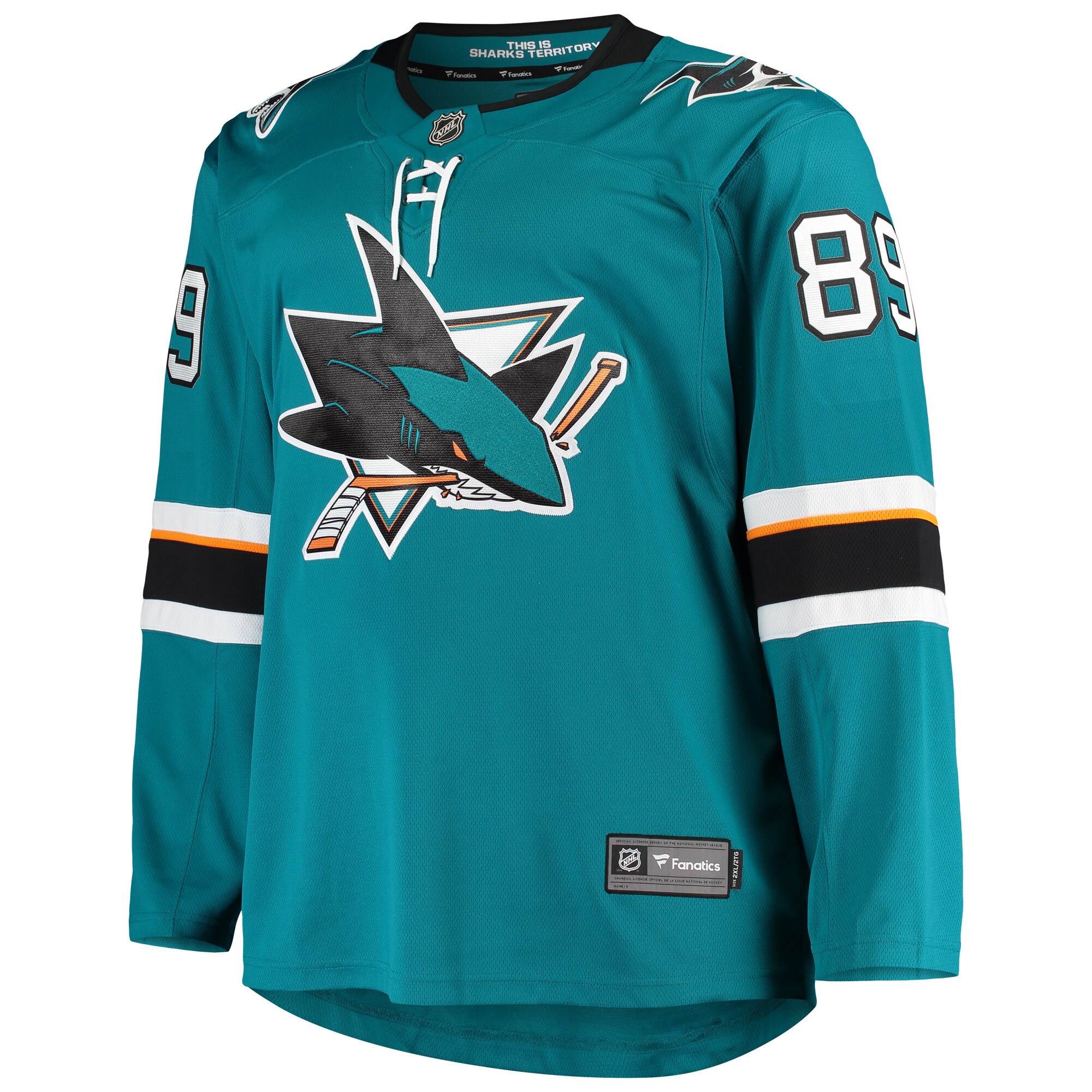 Mikkel Boedker San Jose Sharks Fanatics Branded Breakaway Home Player Jersey - Teal - vstockx