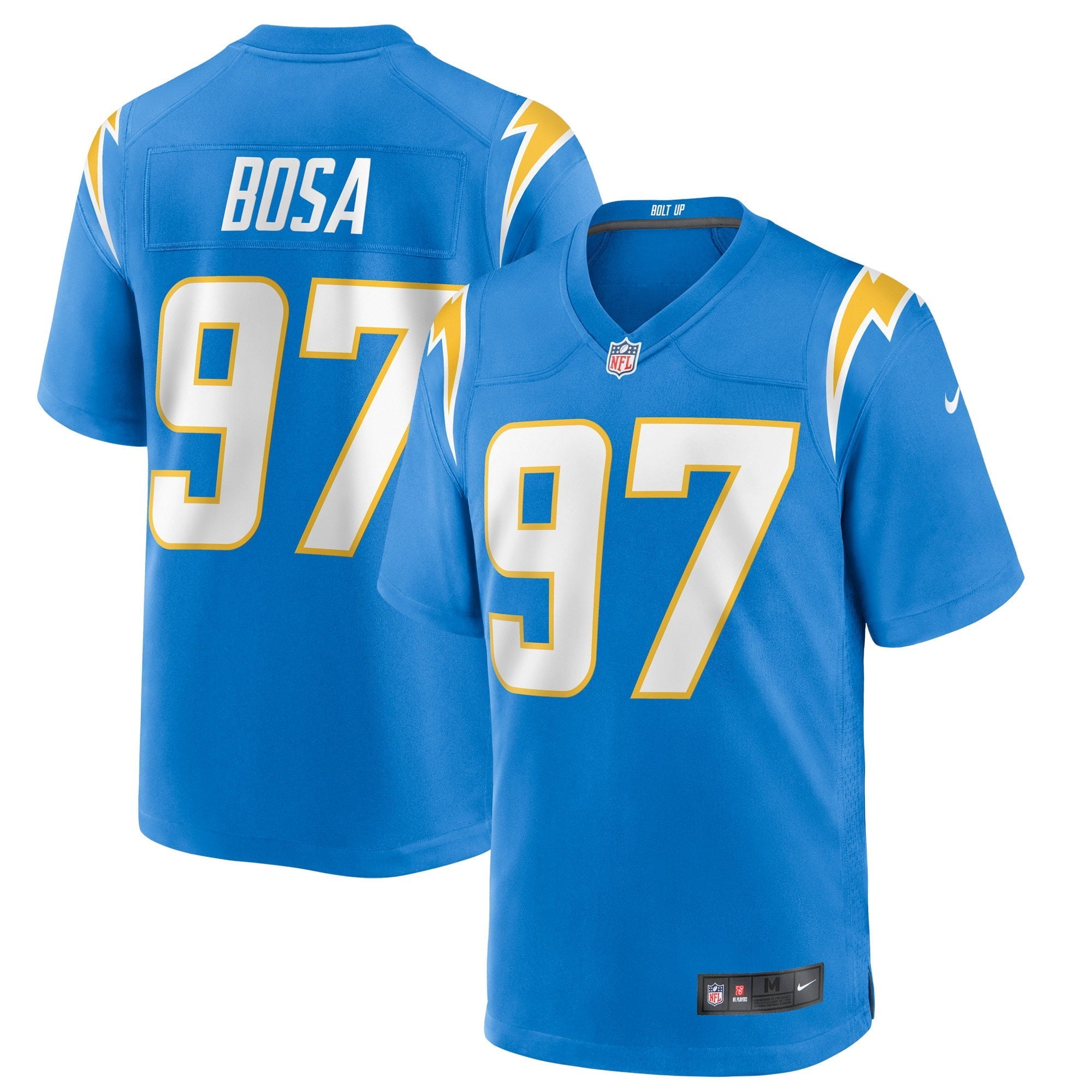 Men's Nike Joey Bosa Powder Blue Los Angeles Chargers Game Player Jersey - vstockx
