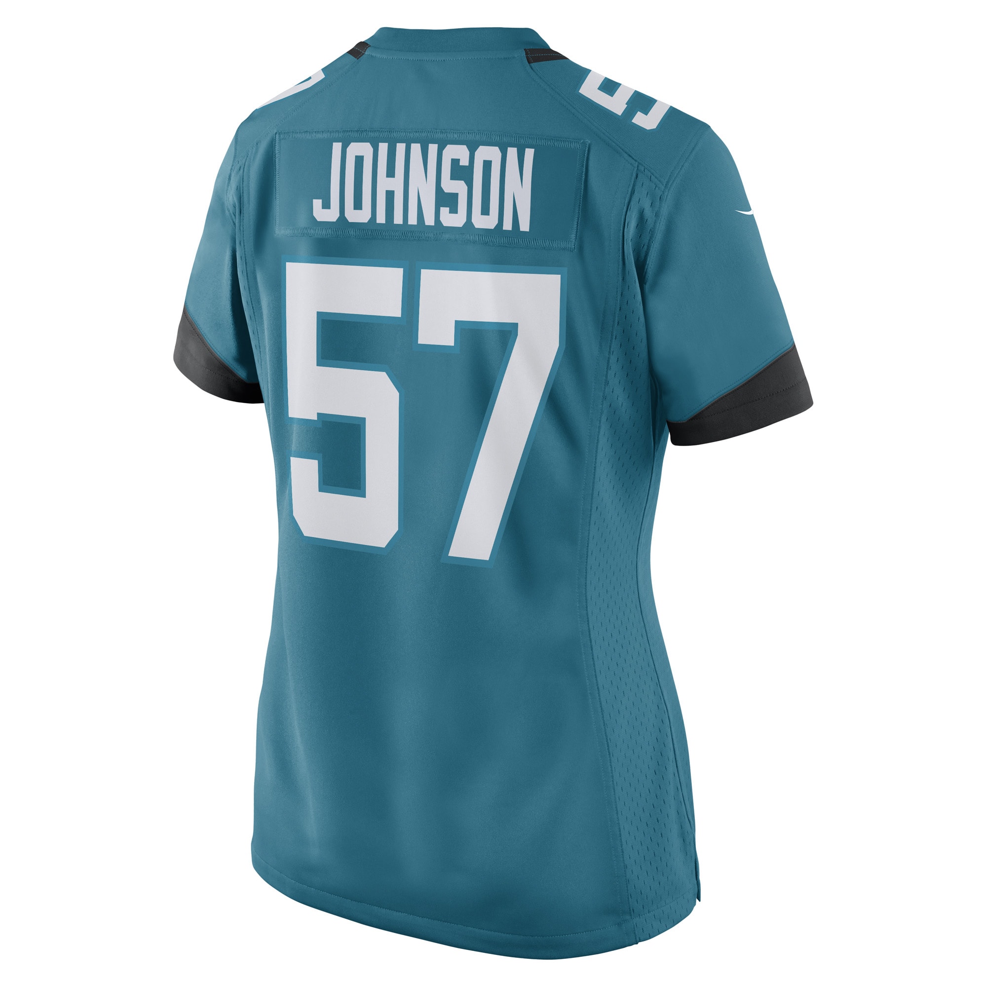 Caleb Johnson Jacksonville Jaguars Nike Women's Game Player Jersey - Teal - vstockx