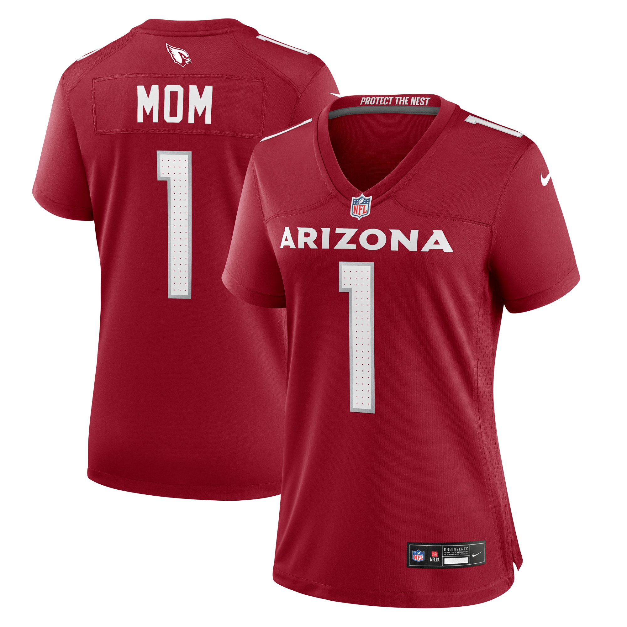 Number 1 Mom Arizona Cardinals Nike Women's Game Jersey - Cardinal - vstockx