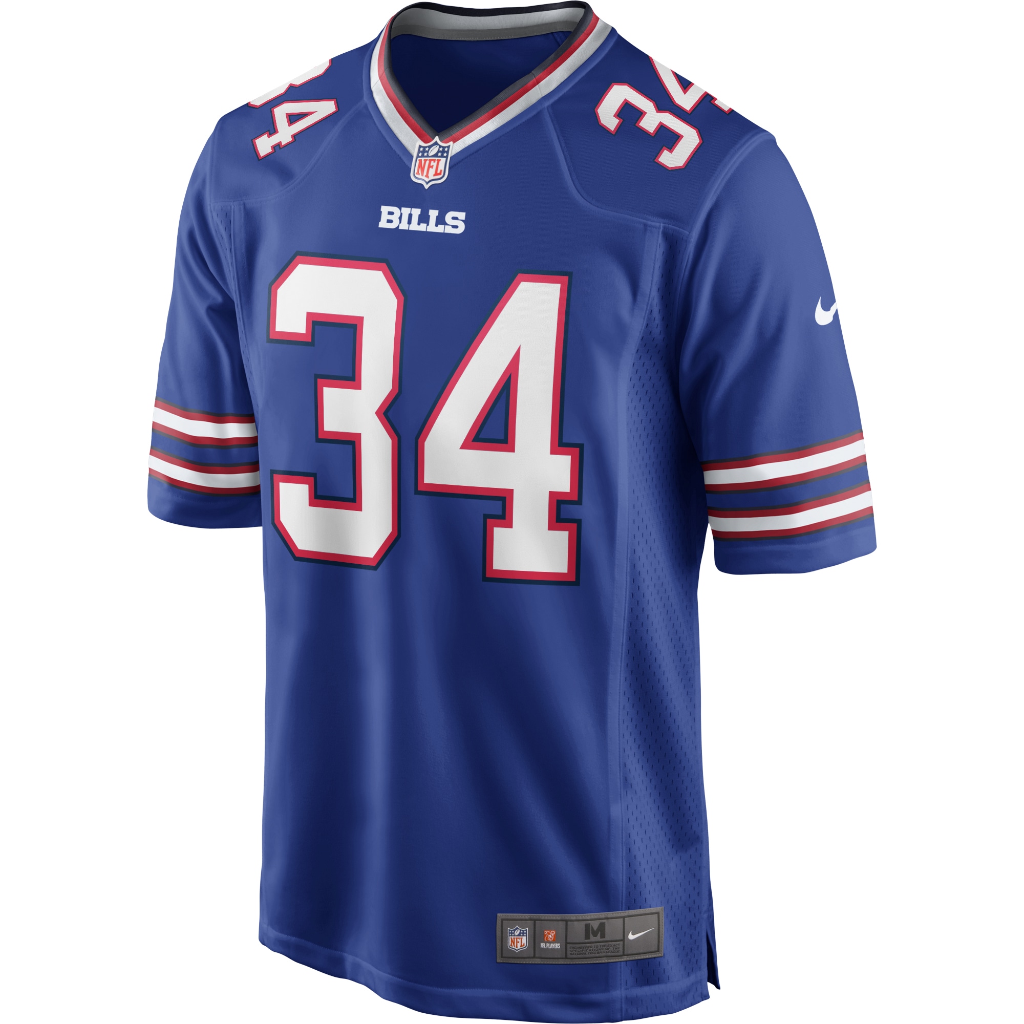 Thurman Thomas Buffalo Bills Nike Game Retired Player Jersey - Royal - vstockx
