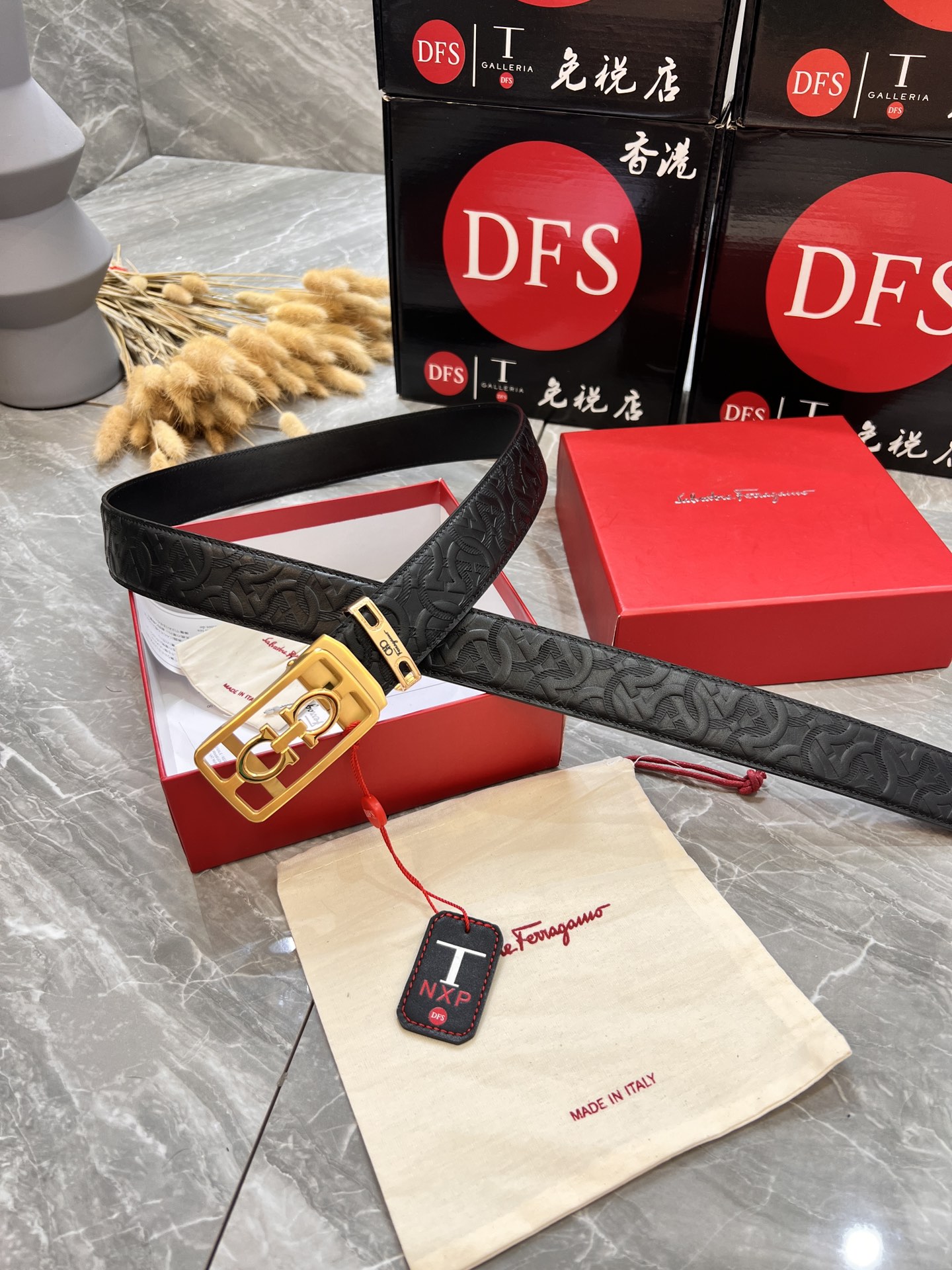 Streetwear Belt Ferragamo 319875 size:3.5cm - vstockx