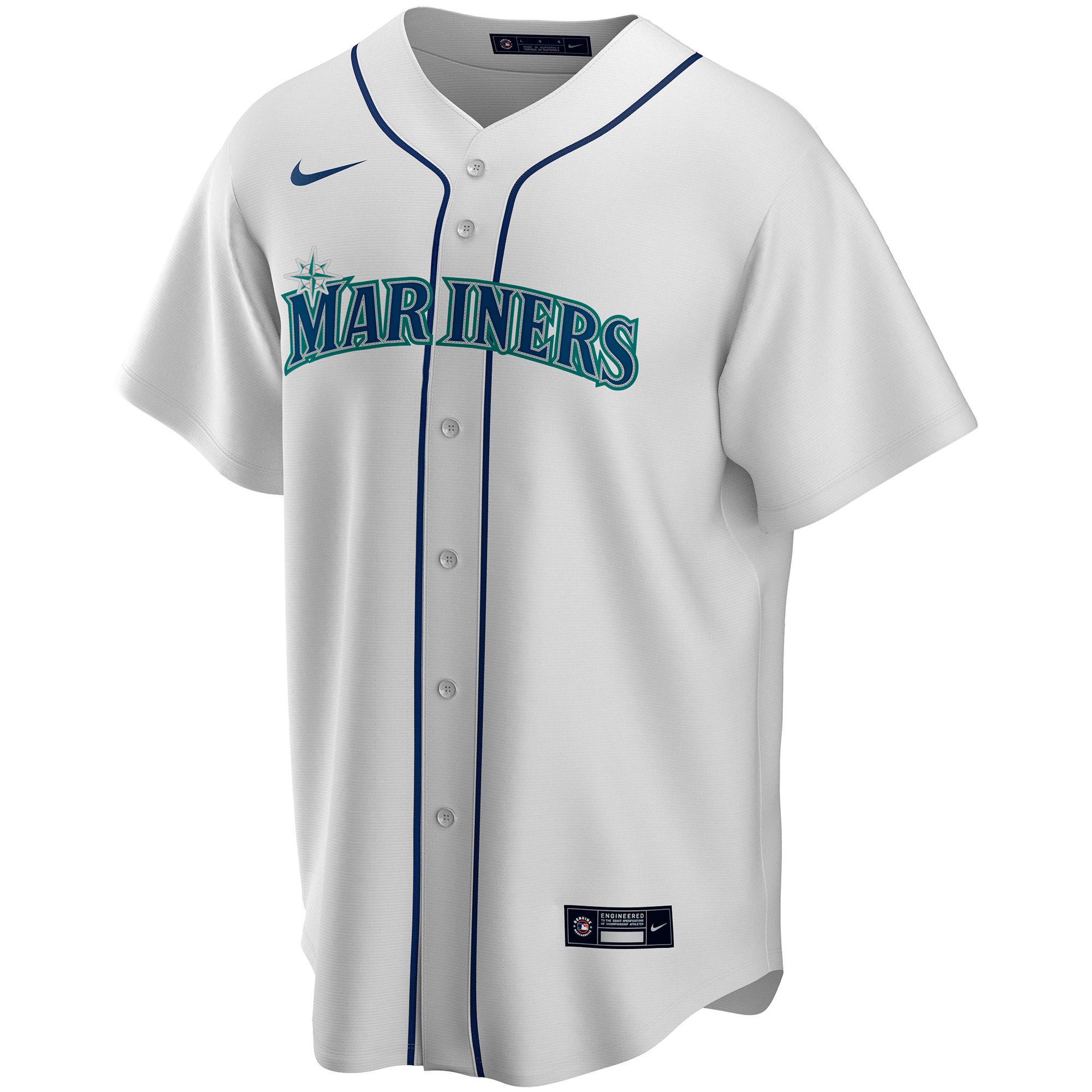 Seattle Mariners Nike Home Pick-A-Player Retired Roster Replica Jersey - White - vstockx