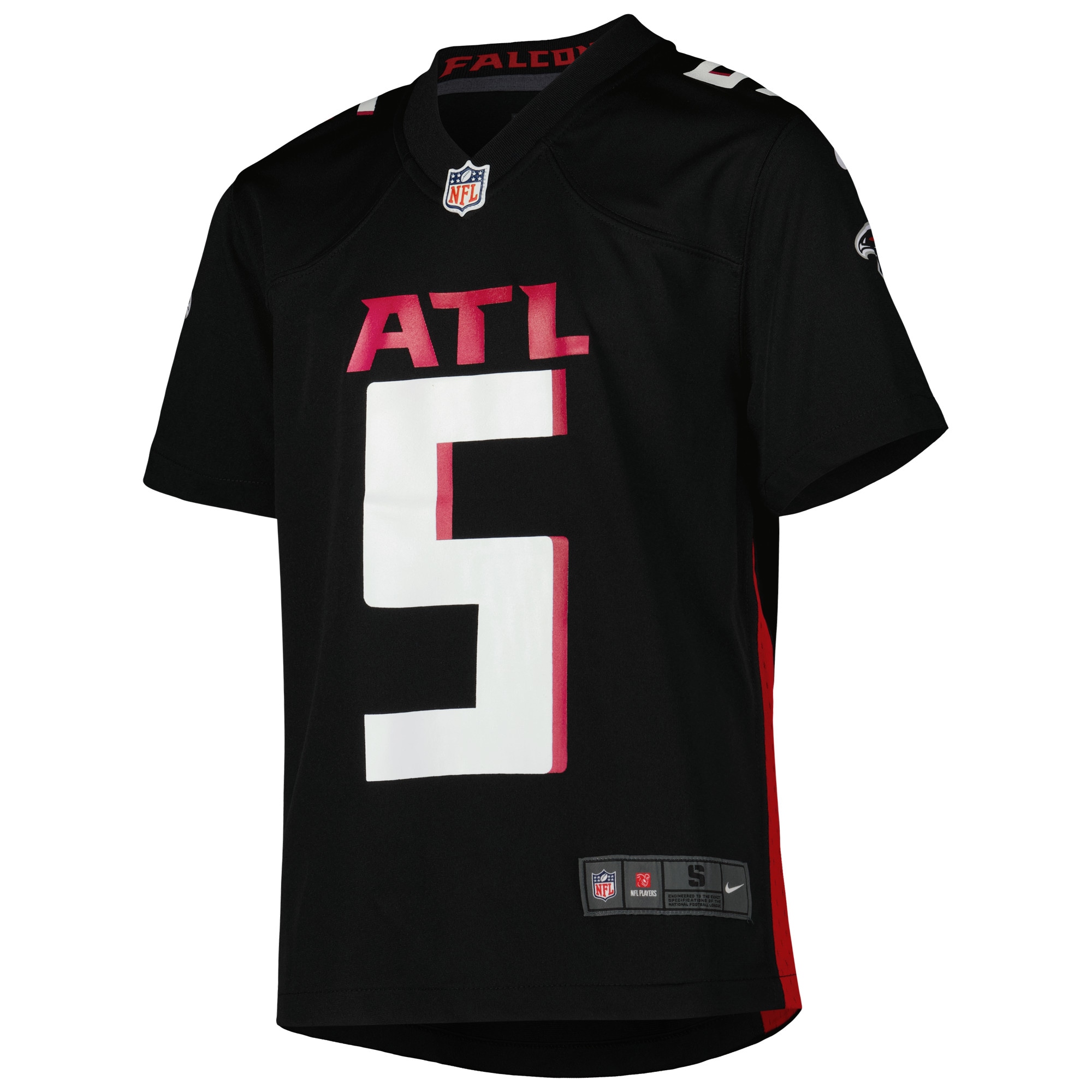Drake London Atlanta Falcons Nike Youth Game Jersey - Black - vstockx