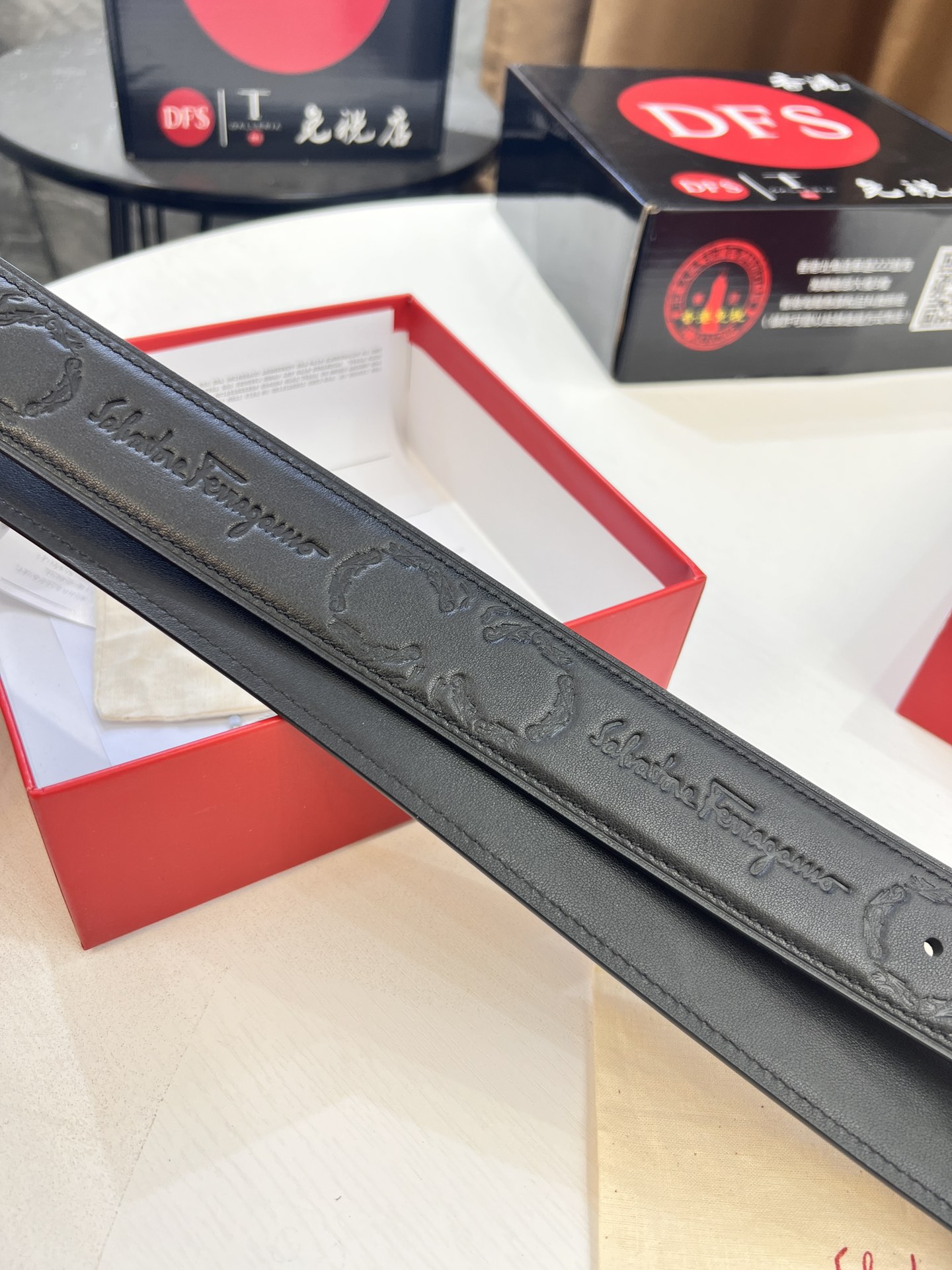 Streetwear Belt Ferragamo 320357 size:3.5cm - vstockx