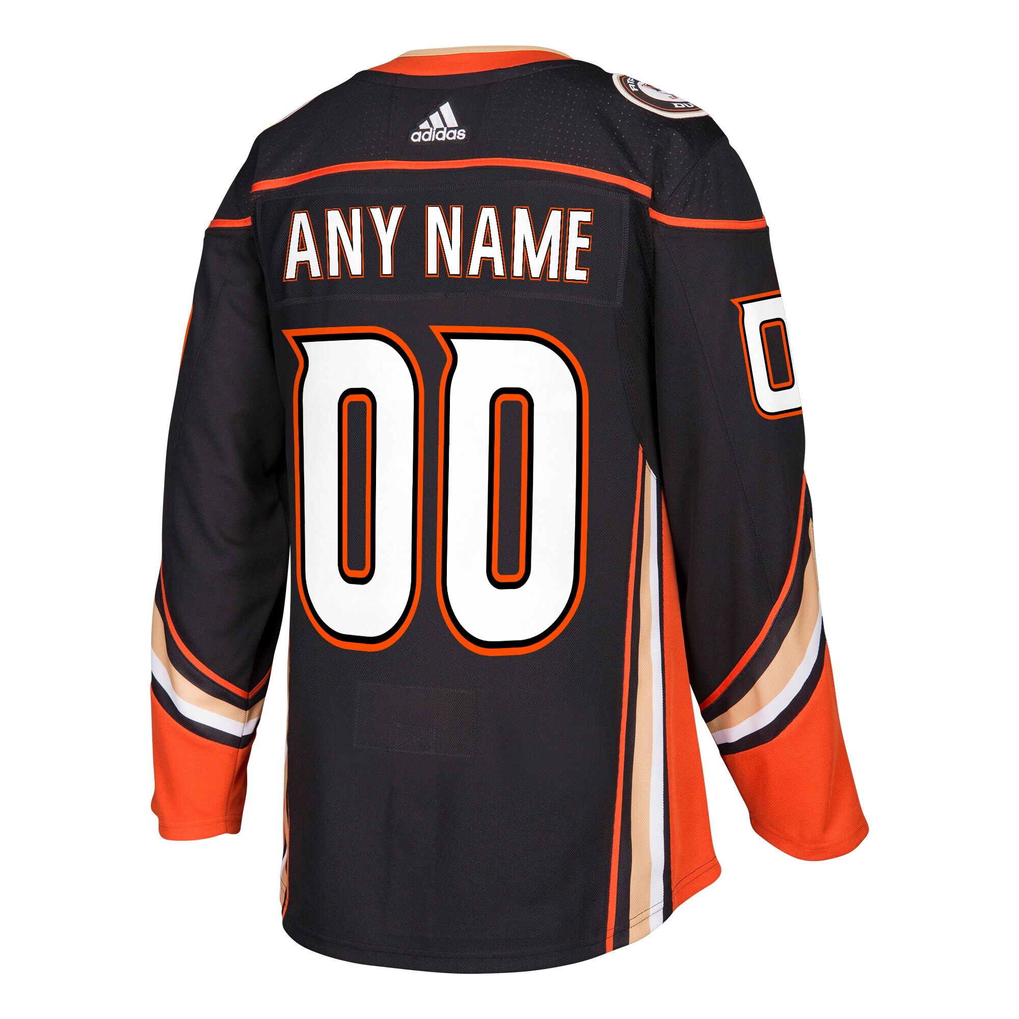 Anaheim Ducks adidas Authentic Custom Jersey - Black - vstockx