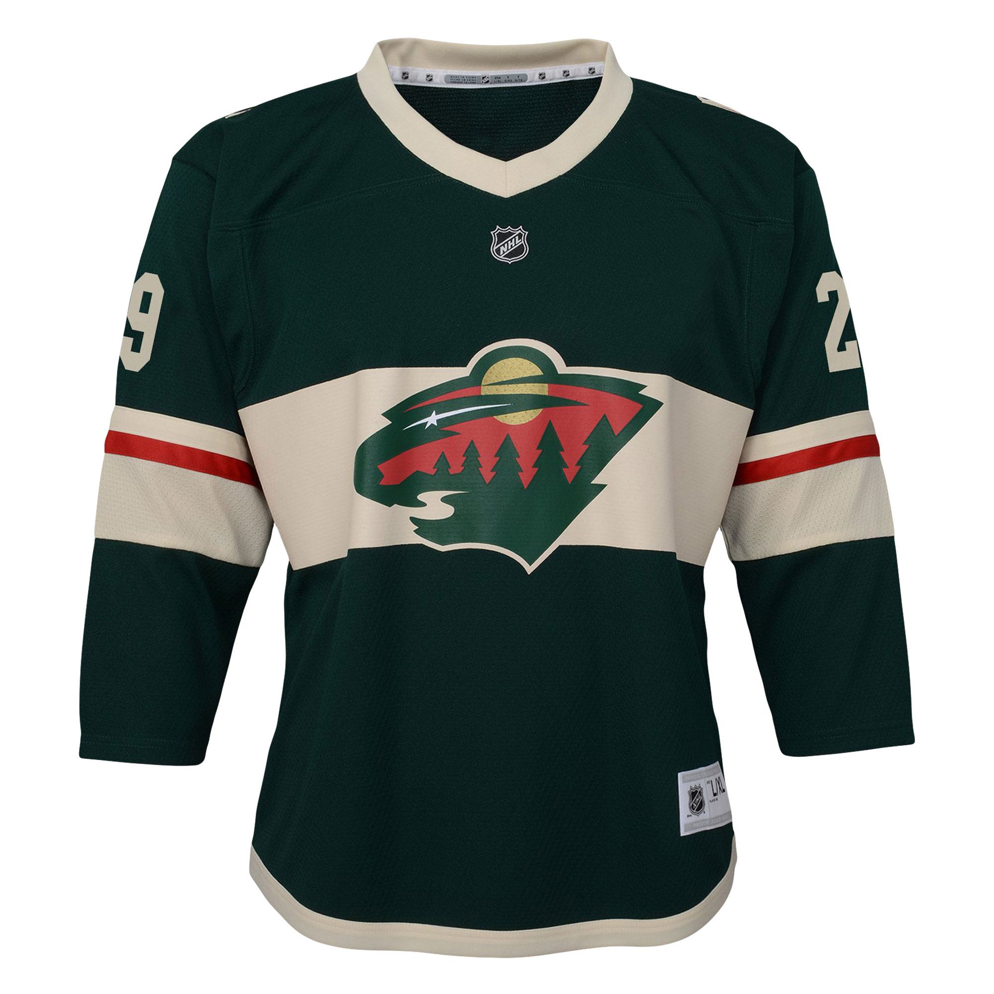 Marc-Andre Fleury Minnesota Wild Youth Replica Player Jersey - Green - vstockx