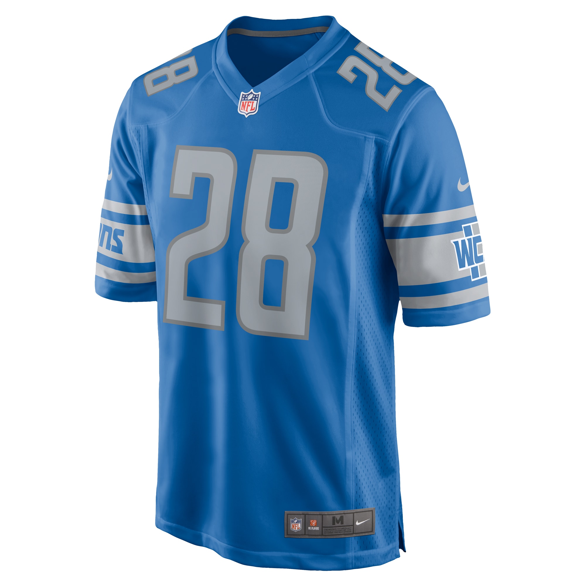 Zonovan Knight Detroit Lions Nike Team Game Jersey - Blue - vstockx