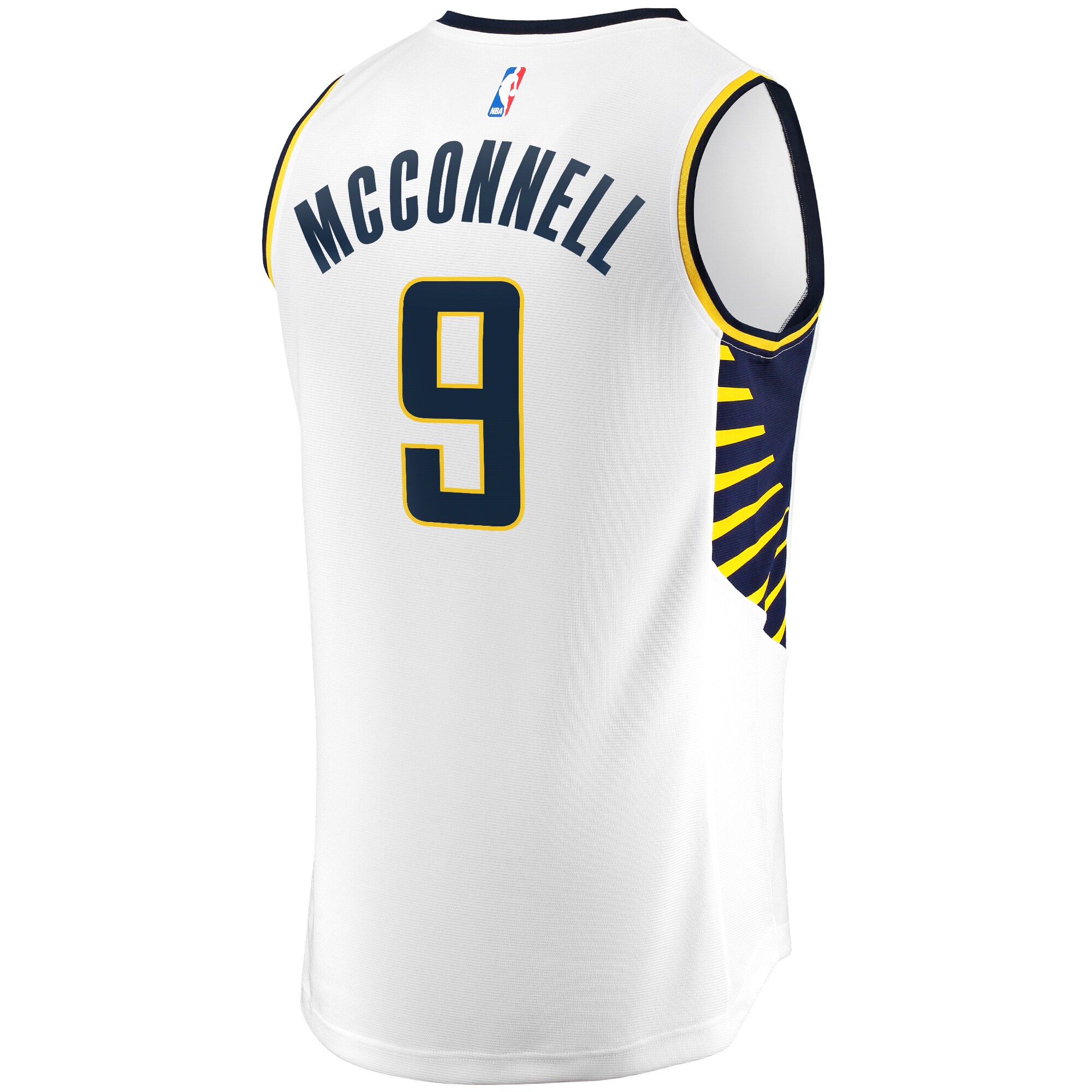 T.J. McConnell Indiana Pacers Fanatics Branded Fast Break Player Replica Jersey - Association Edition - White - vstockx