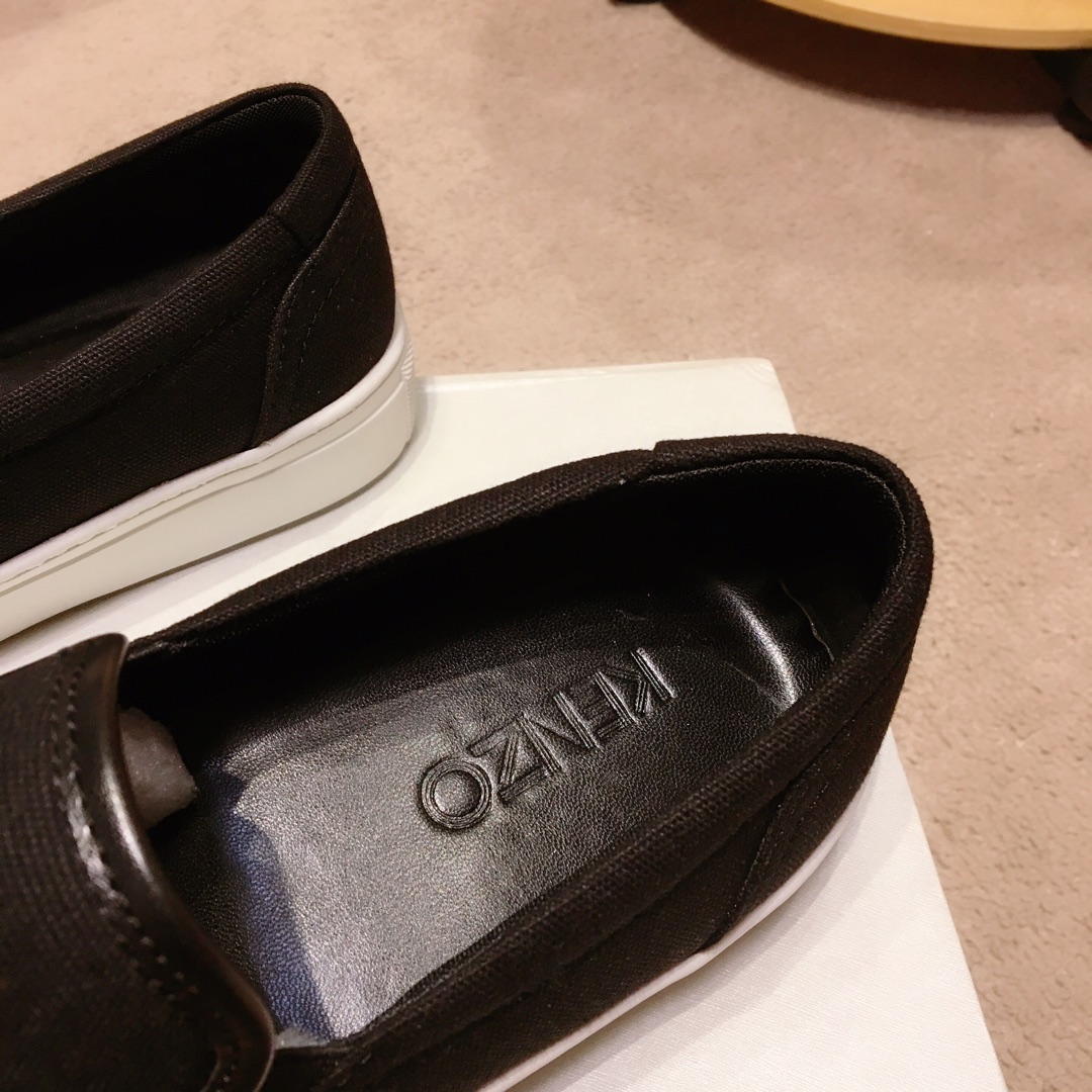 Kenzo K-SKATE Tiger canvas slip-on sneakers 24 - vstockx