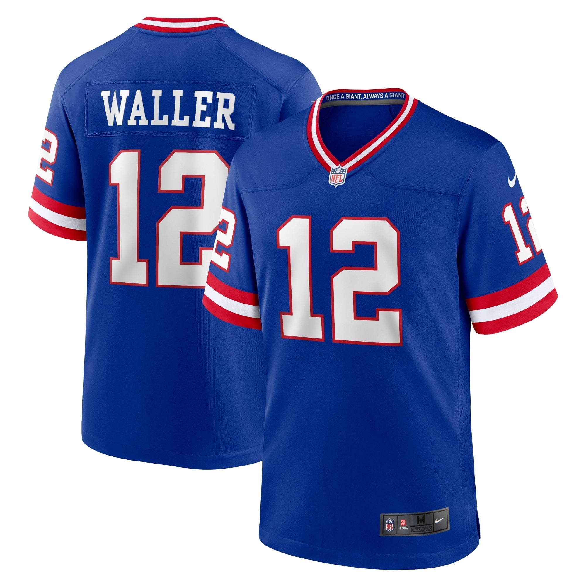 Men's Nike Darren Waller Royal New York Giants Alternate Game Jersey - vstockx