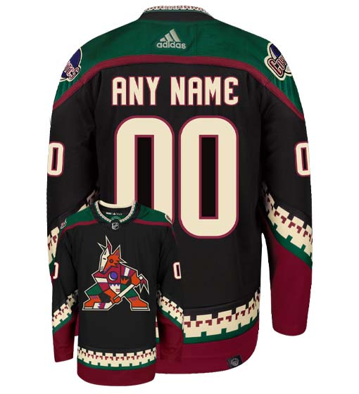 Customizable Arizona Coyotes Adidas Primegreen Authentic NHL Hockey Jersey - vstockx