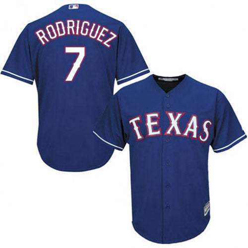 Men's Texas Rangers Ivan Rodriguez Replica Alternate Jersey - Royal - vstockx