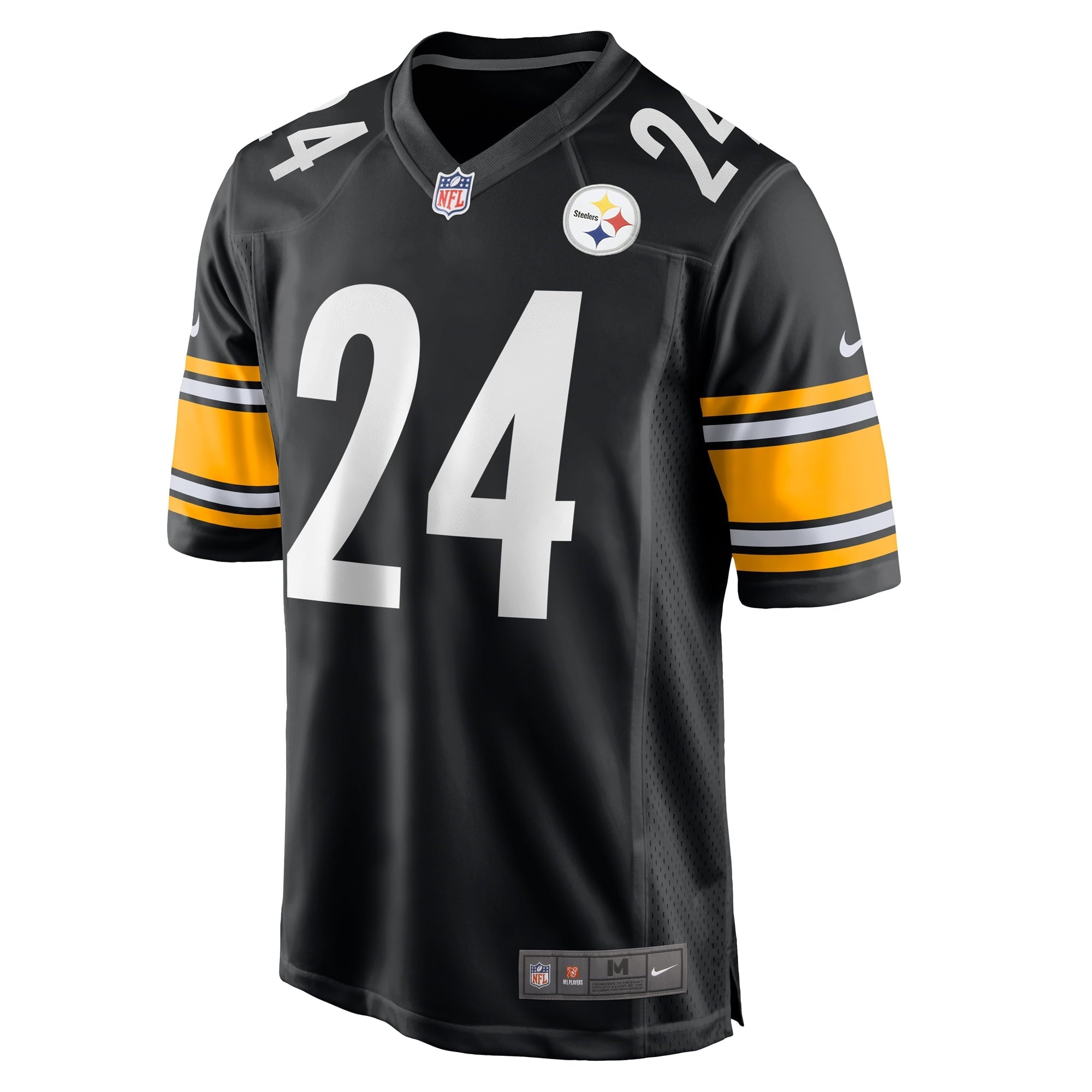 Men's Nike Joey Porter Jr. Black Pittsburgh Steelers 2023 NFL Draft Pick Game Jersey - vstockx