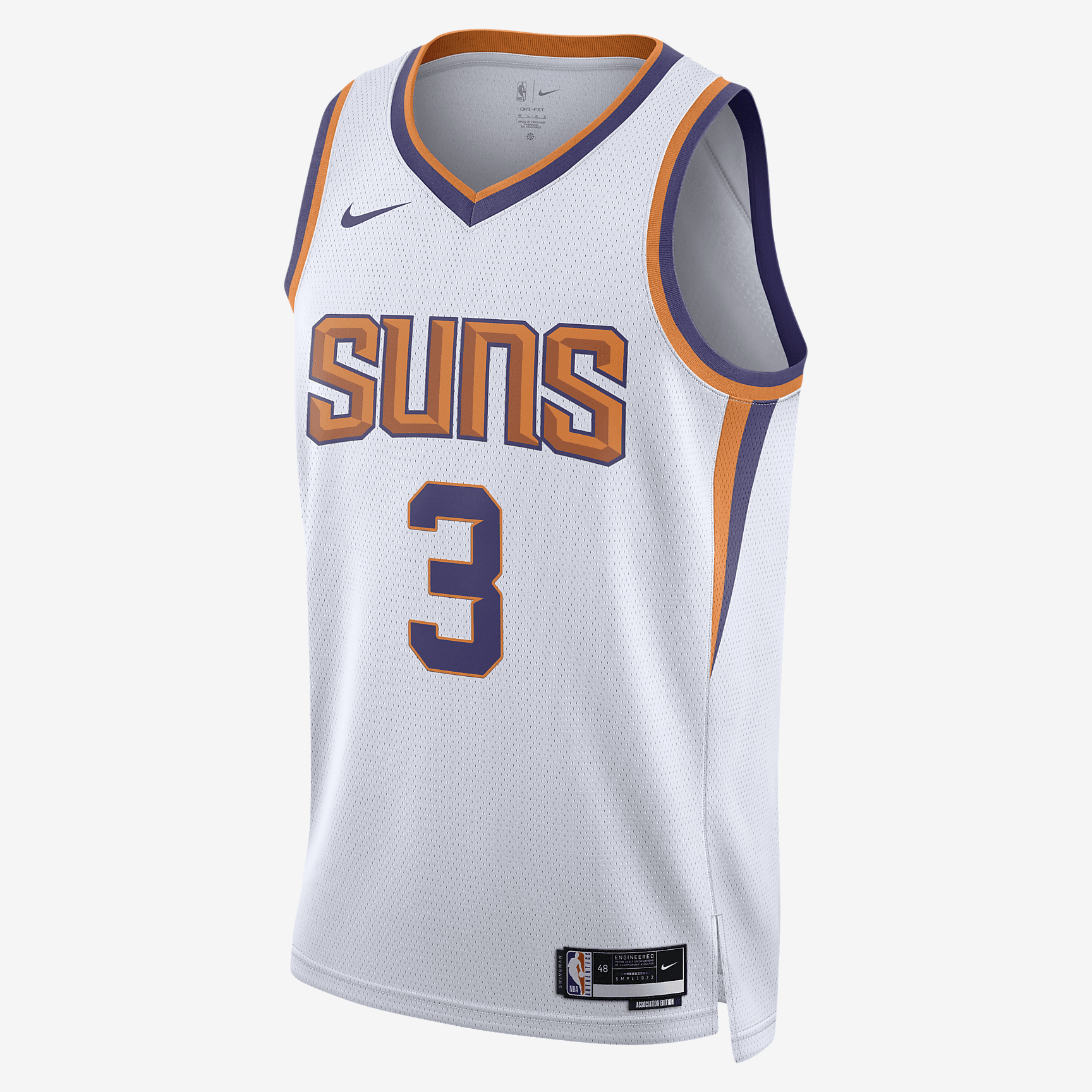 Phoenix Suns Association Edition 2022/23 Nike Dri-FIT NBA Swingman Jersey - White - vstockx