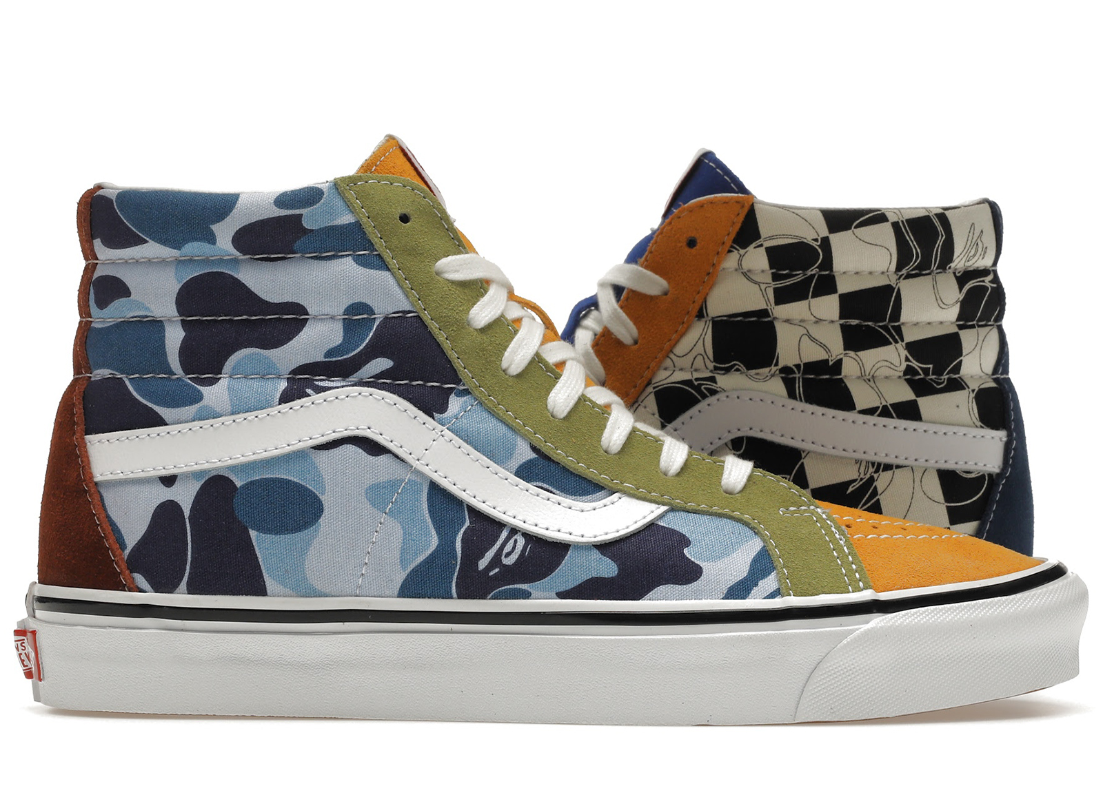 Vans Sk8-Hi DX Bape Multi Camo - vstockx