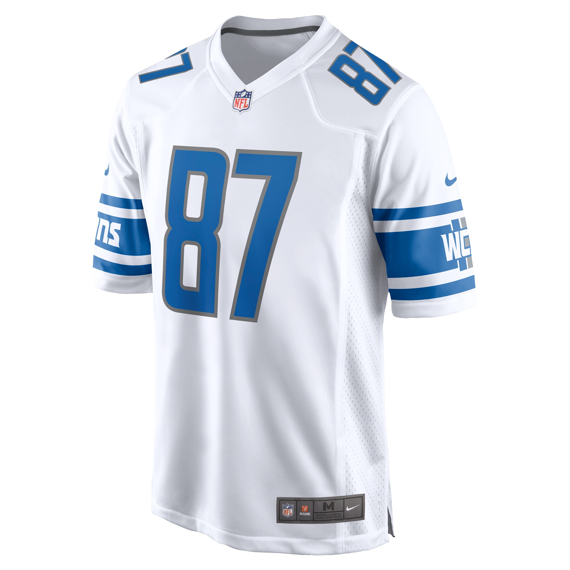 Sam Laporta Detroit Lions Nike Game Jersey - White - vstockx