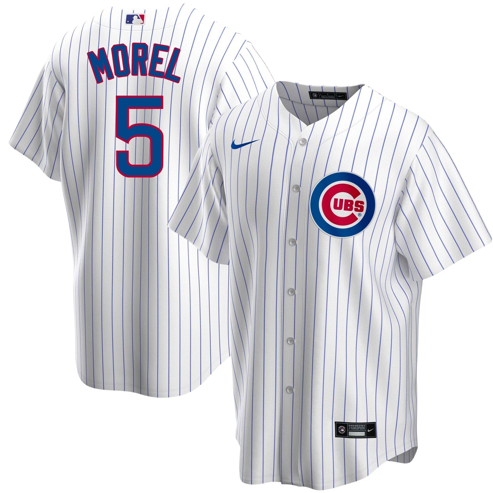 Christopher Morel Chicago Cubs Home Pinstripe Nike Men's Replica Jersey - vstockx