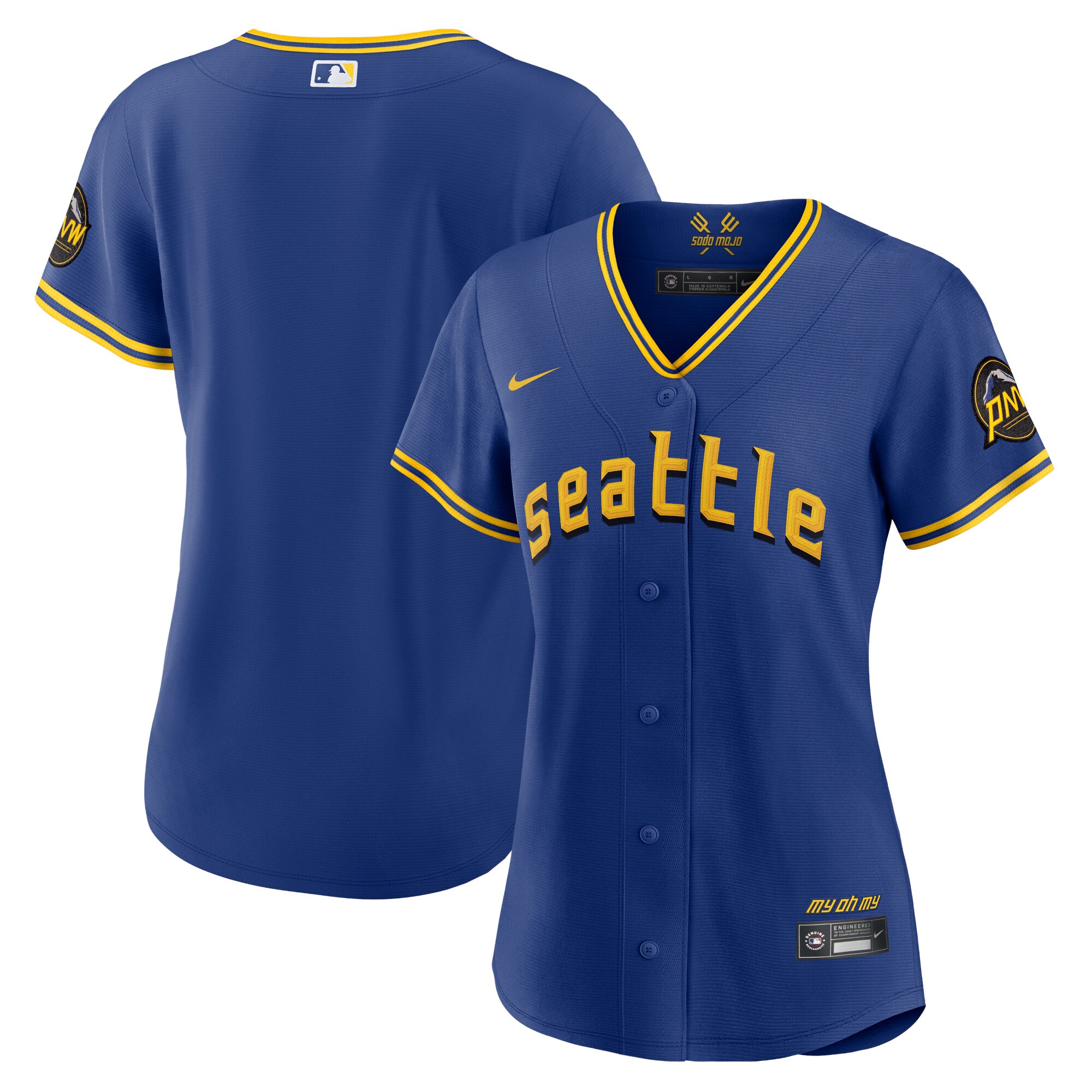 Seattle Mariners Nike Women's 2023 City Connect Replica Jersey - Royal - vstockx