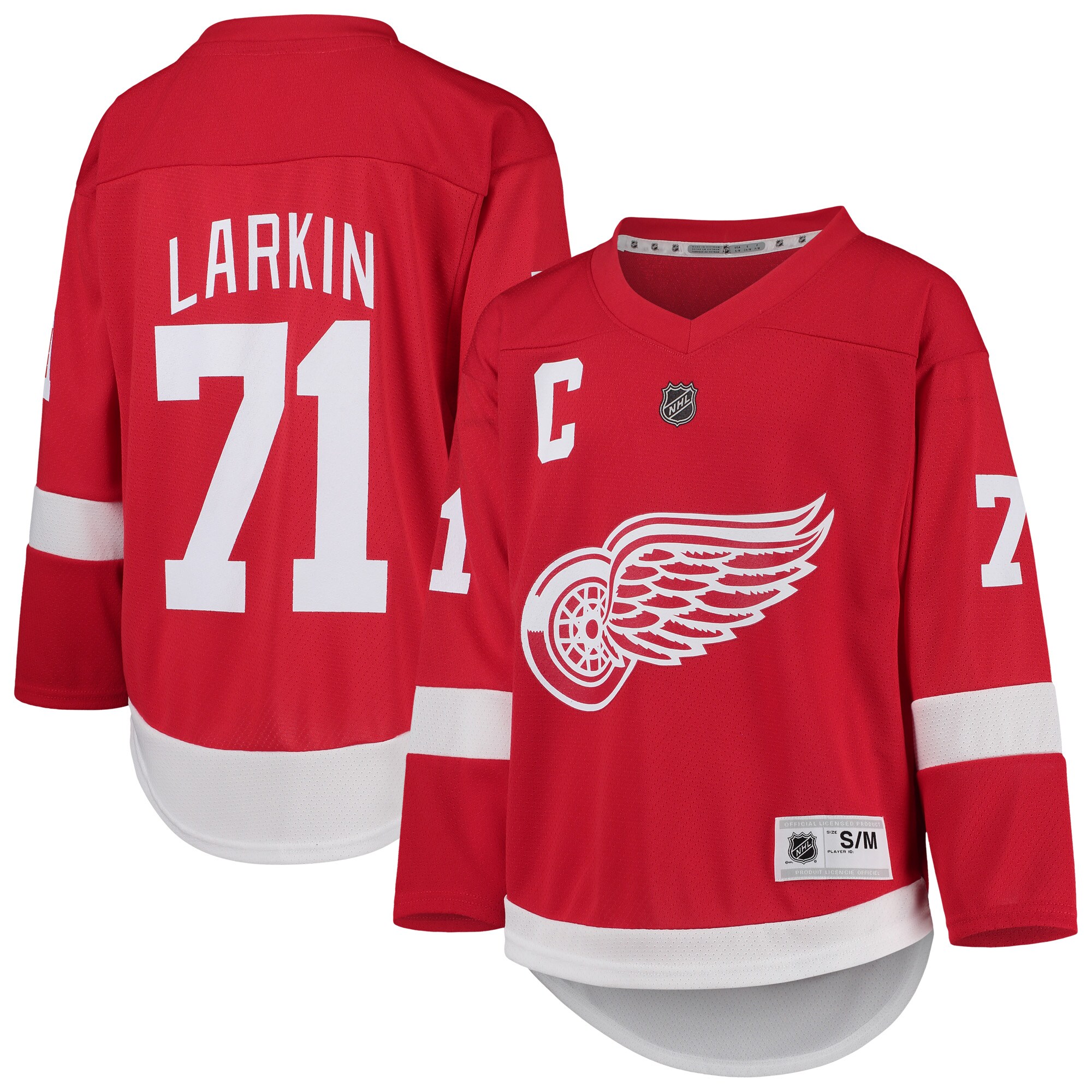 Dylan Larkin Detroit Red Wings Youth Home Replica Player Jersey - Red - vstockx