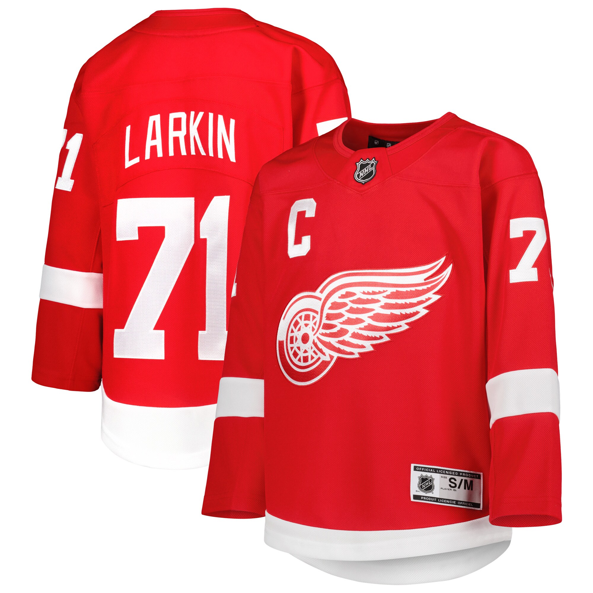 Dylan Larkin Detroit Red Wings Youth Home Premier Player Jersey - Red - vstockx